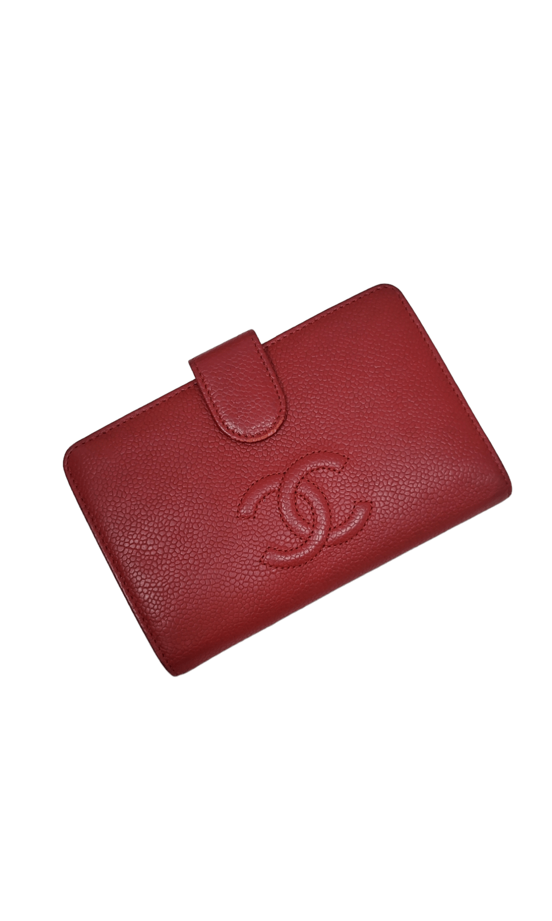 Chanel Chanel Timeless CC Compact Wallet Red SYC1056