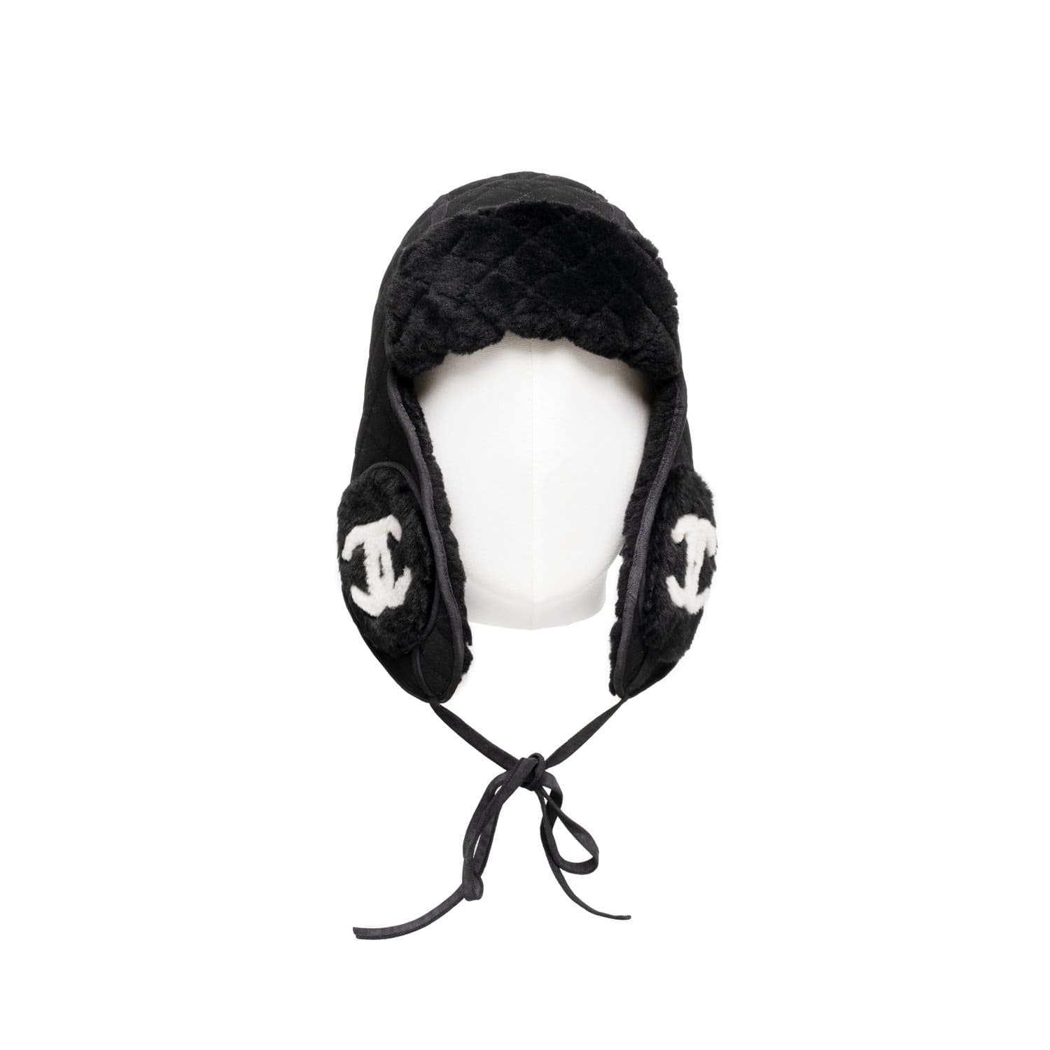 Chanel Chanel Trapper Style Shearling Hat NW2976