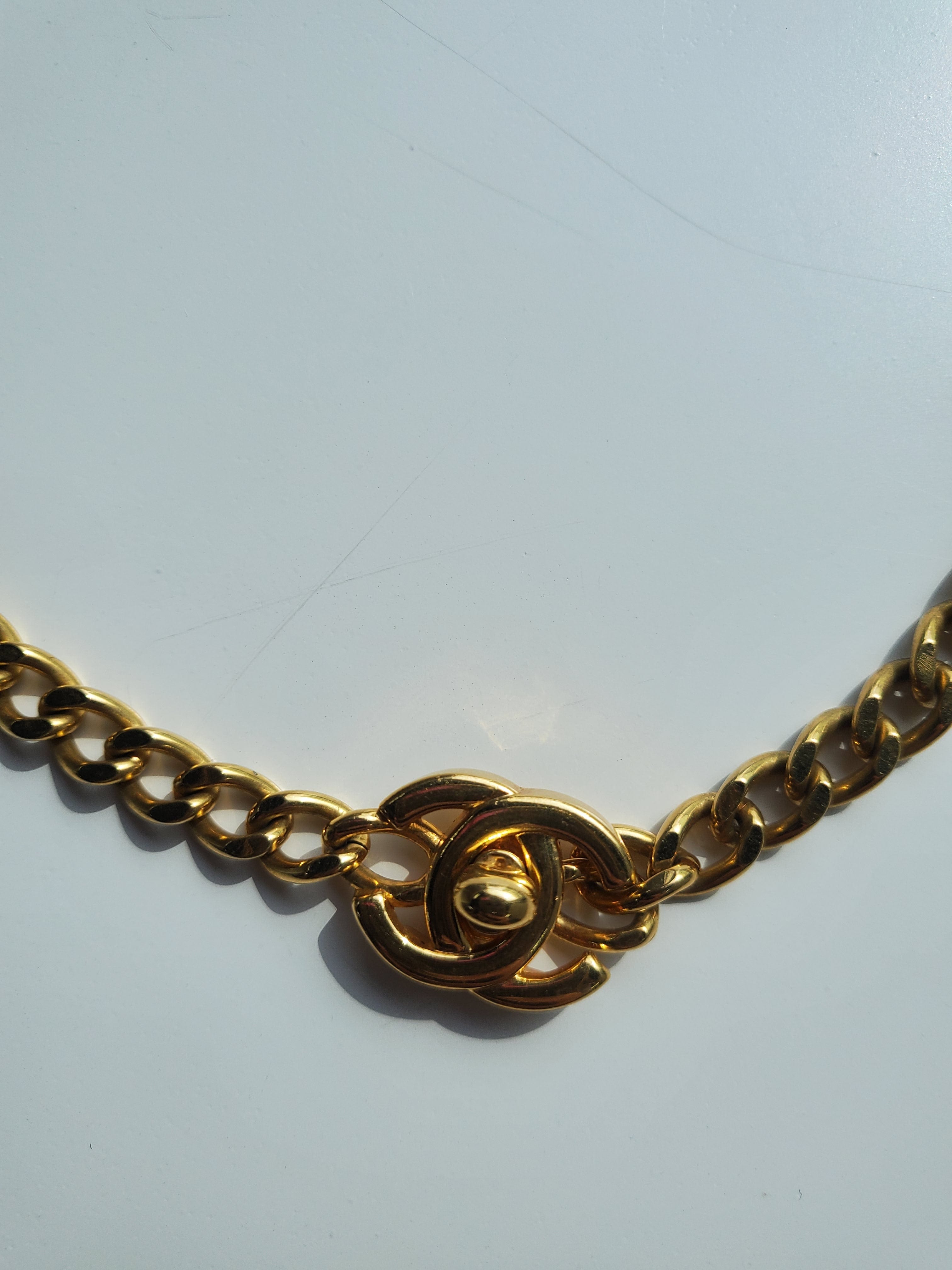 Chanel Chanel Turn Lock Choker ASL3179