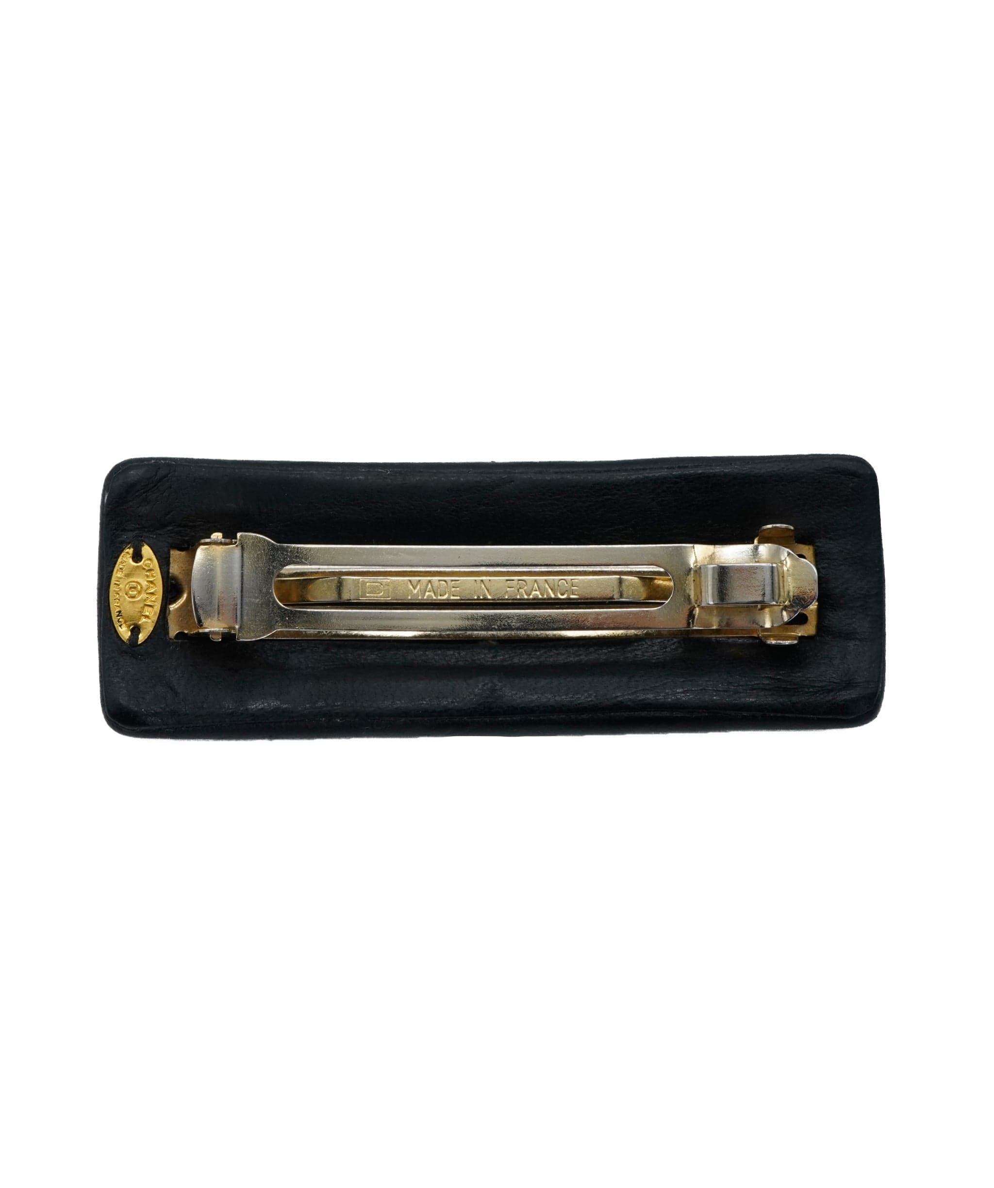 Chanel Chanel Turnlock CC Hair Clip Black ASL6954