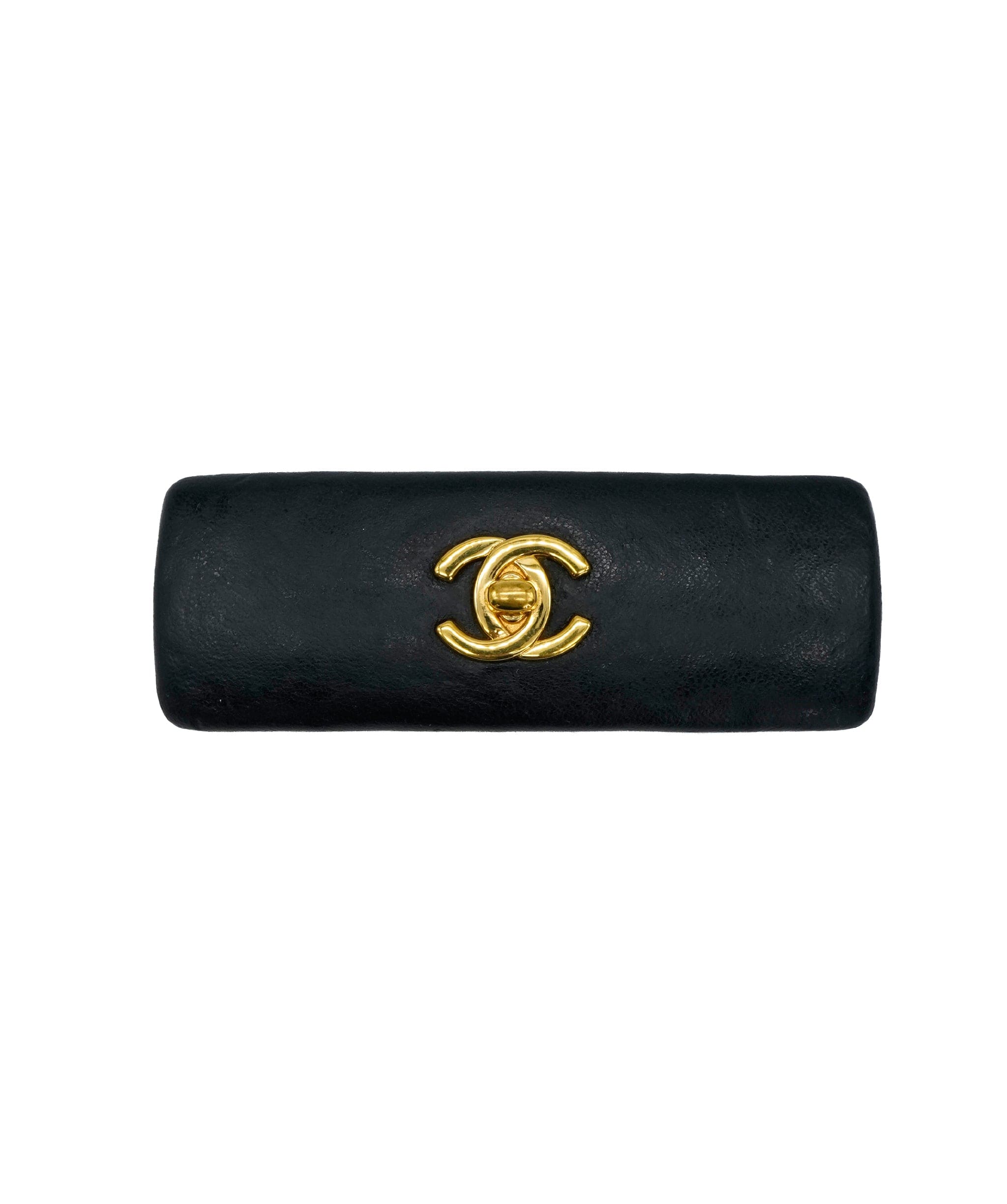 Chanel Chanel Turnlock CC Hair Clip Black ASL6954