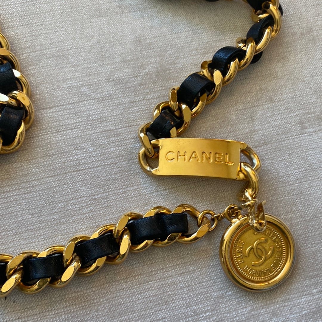 Chanel Chanel Woven Chain Belt Necklace ASL3630