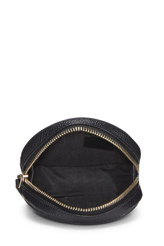 Chanel CHANELCHANEL BLK CAVIAR FILIGREE COIN PURSE UKC1031