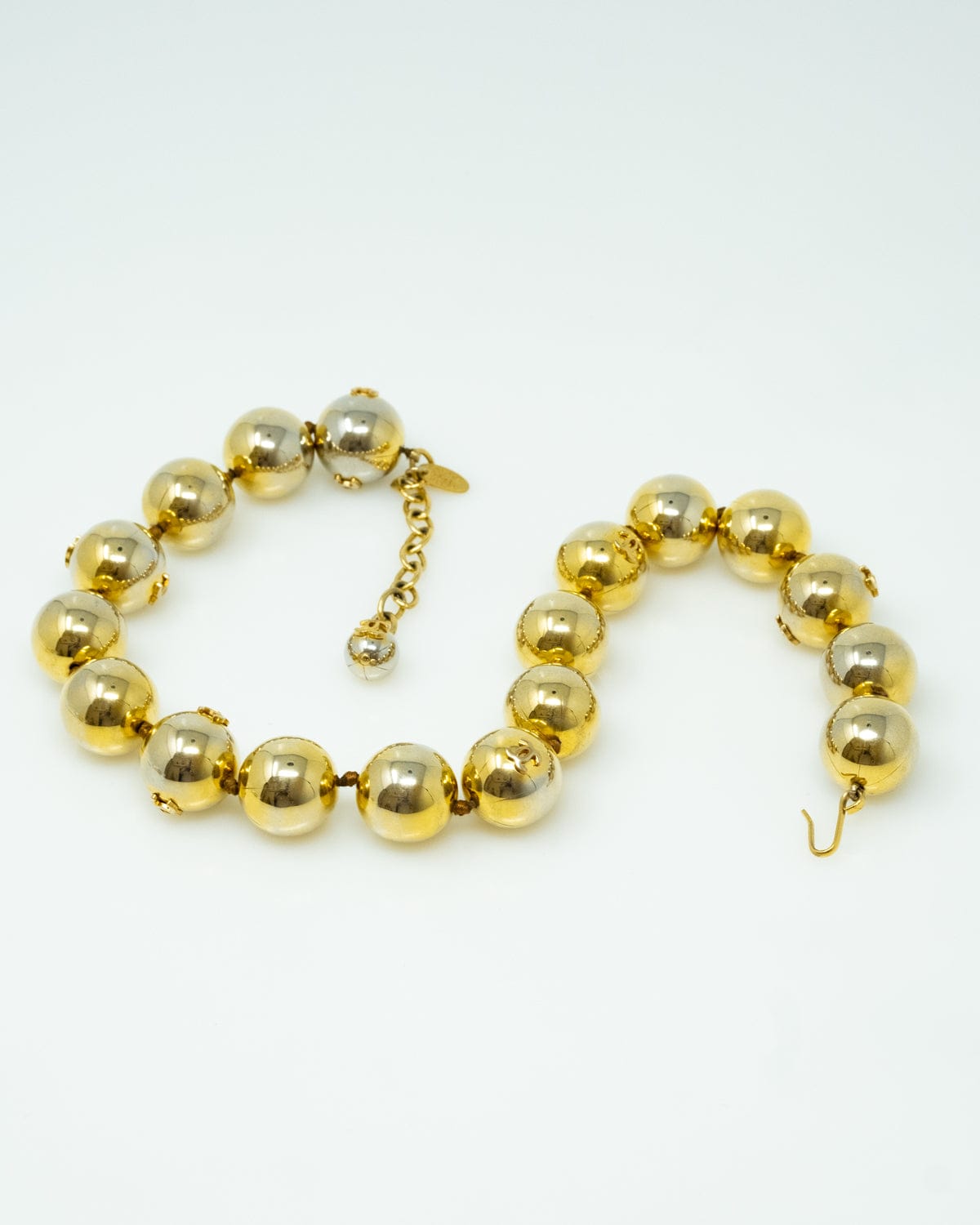 Chanel Rare Chanel CC Lover Jumbo Ball Necklace & Earring Demi-Parure Set - ASL2500