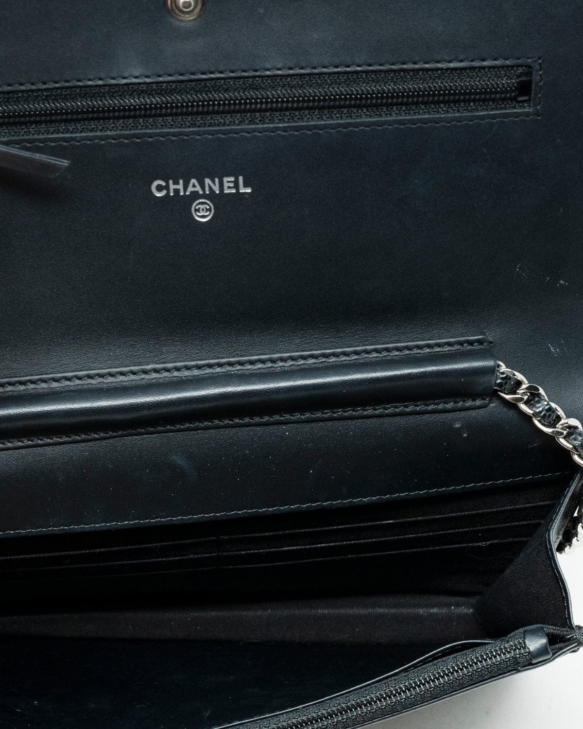 Chanel Black Chanel Caviar WOC ASL3581