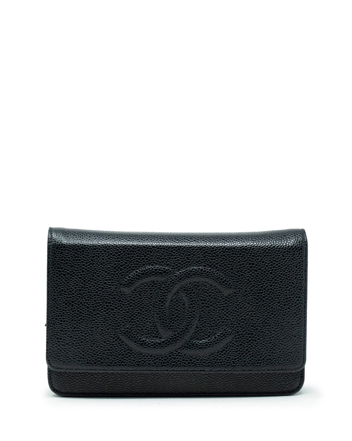 Chanel Black Chanel Caviar WOC ASL3581