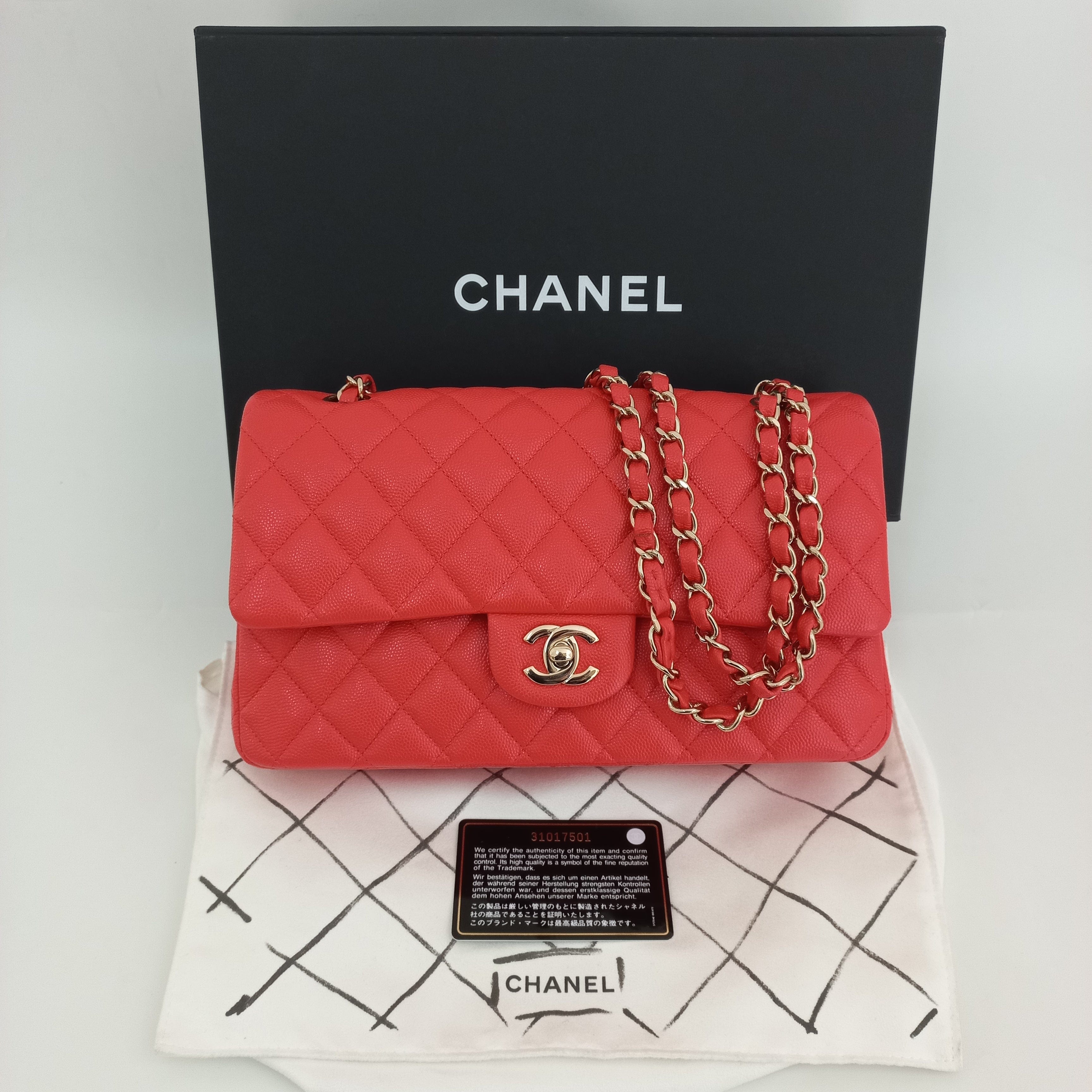 Chanel Caviar Quilted Medium Double Flap Bag MLI22131