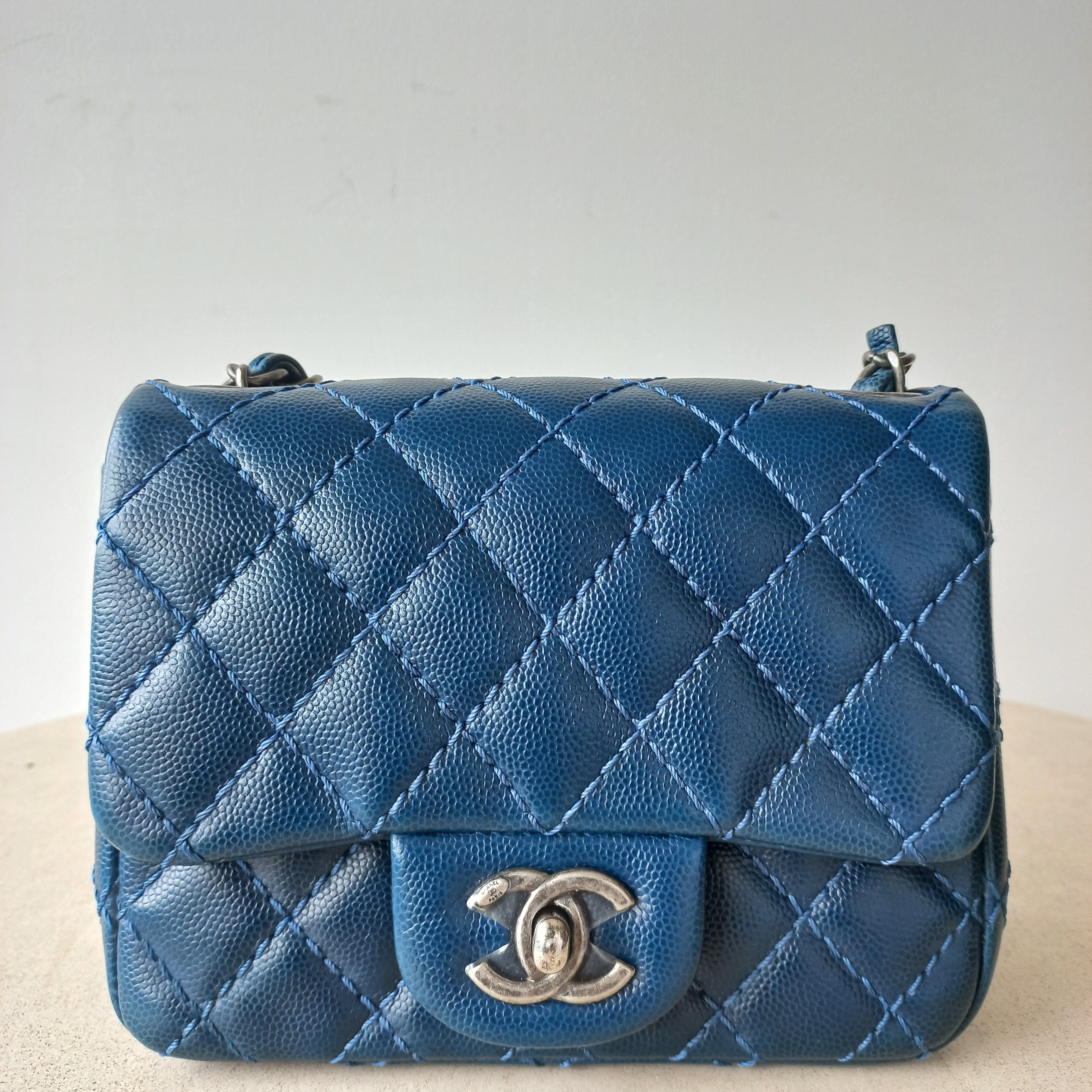 Chanel Caviar Quilted Mini Square Flap Bag MLX22001