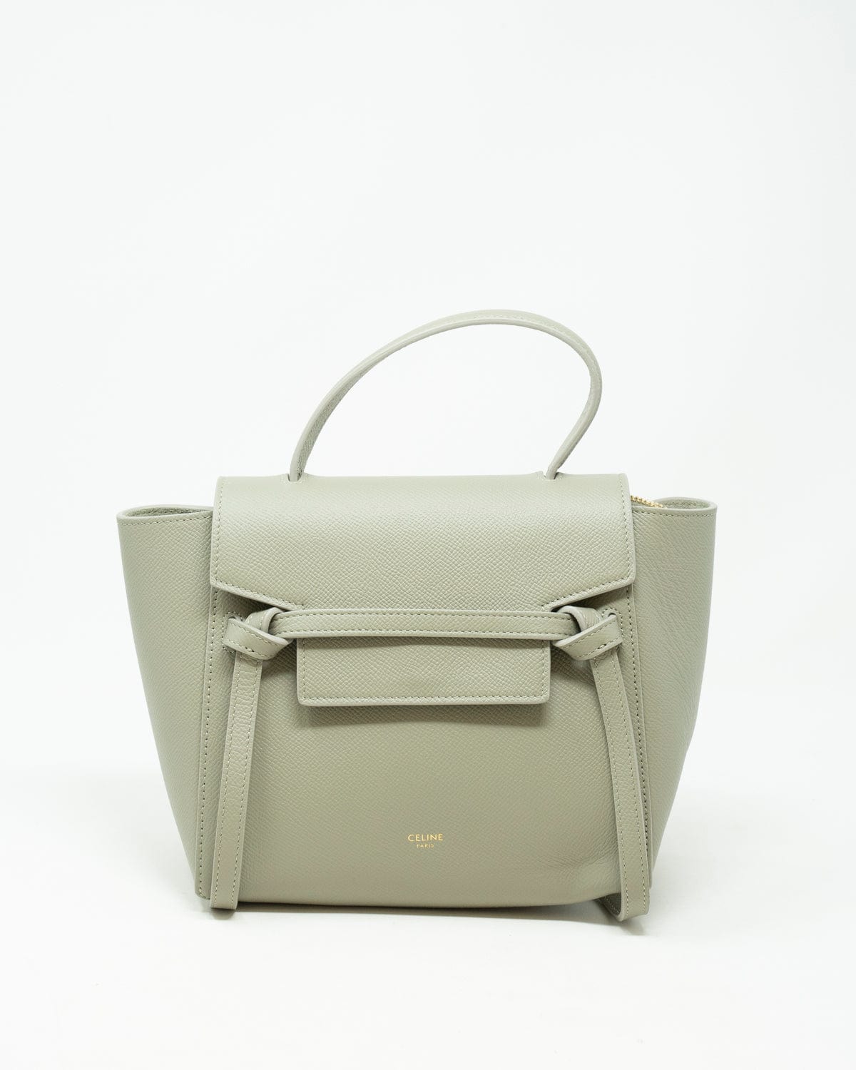 Chanel Celine Green Clay Micro Belt Bag - AWL2510