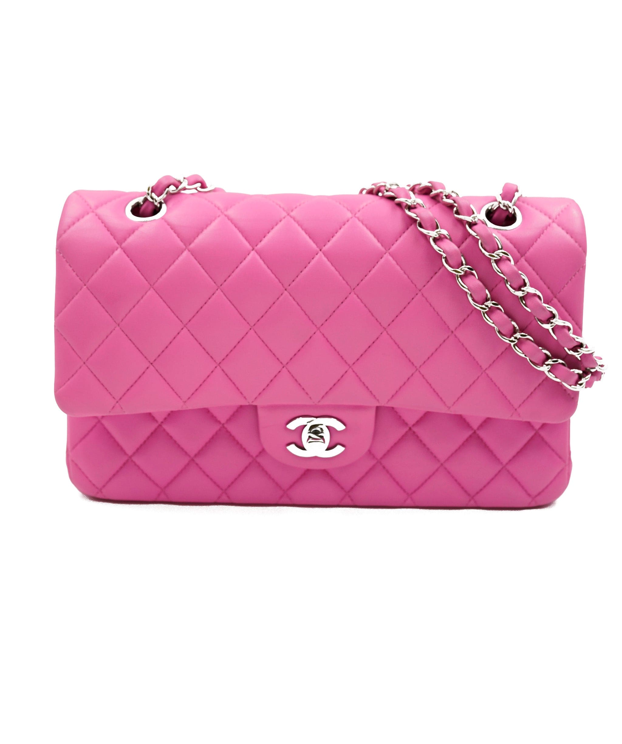 Chanel Chanel 10" Medium in Pink with SHW - AWL4073