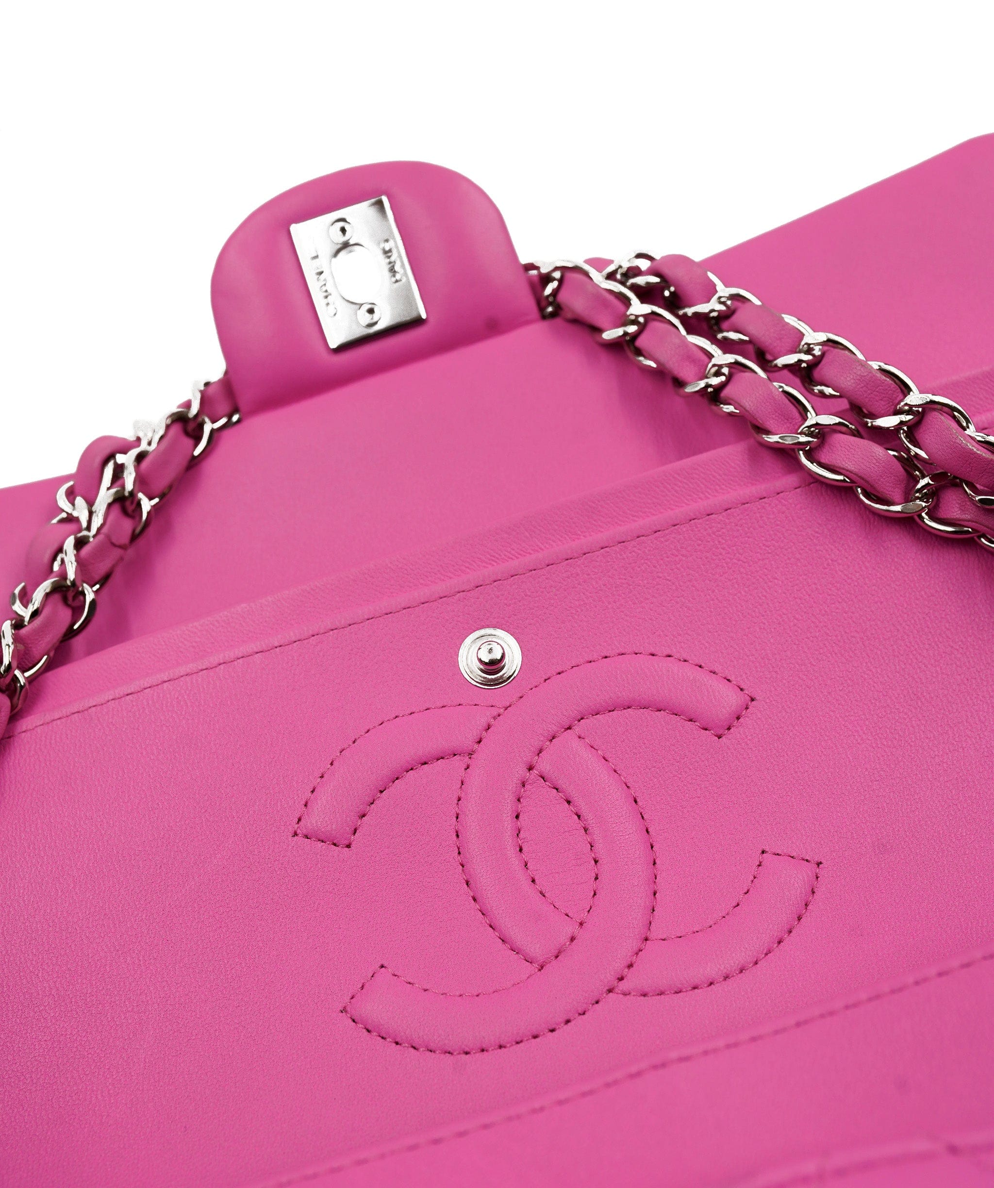 Chanel Chanel 10" Medium in Pink with SHW - AWL4073