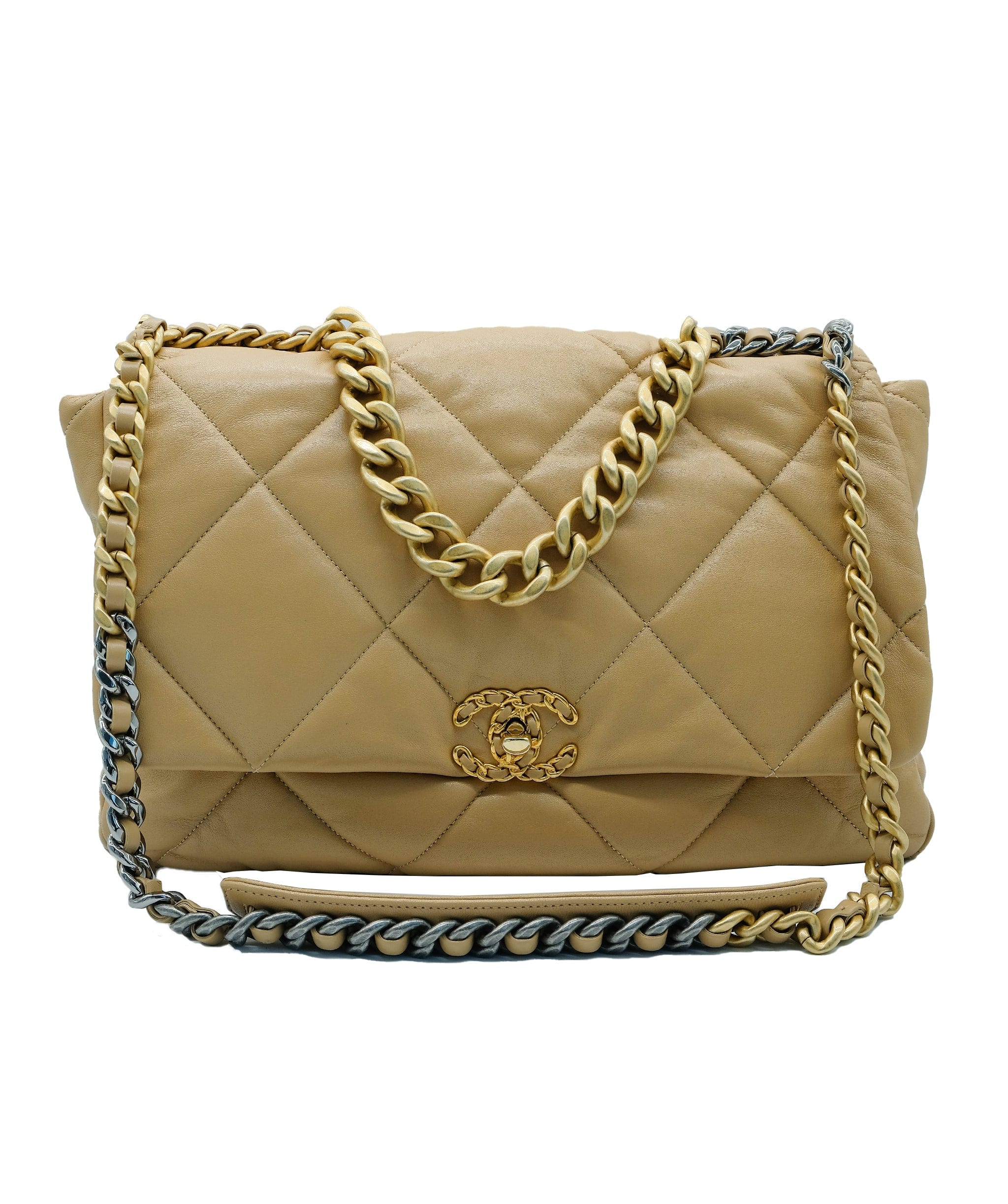 Chanel Chanel 19 Maxi Beige RJC2049