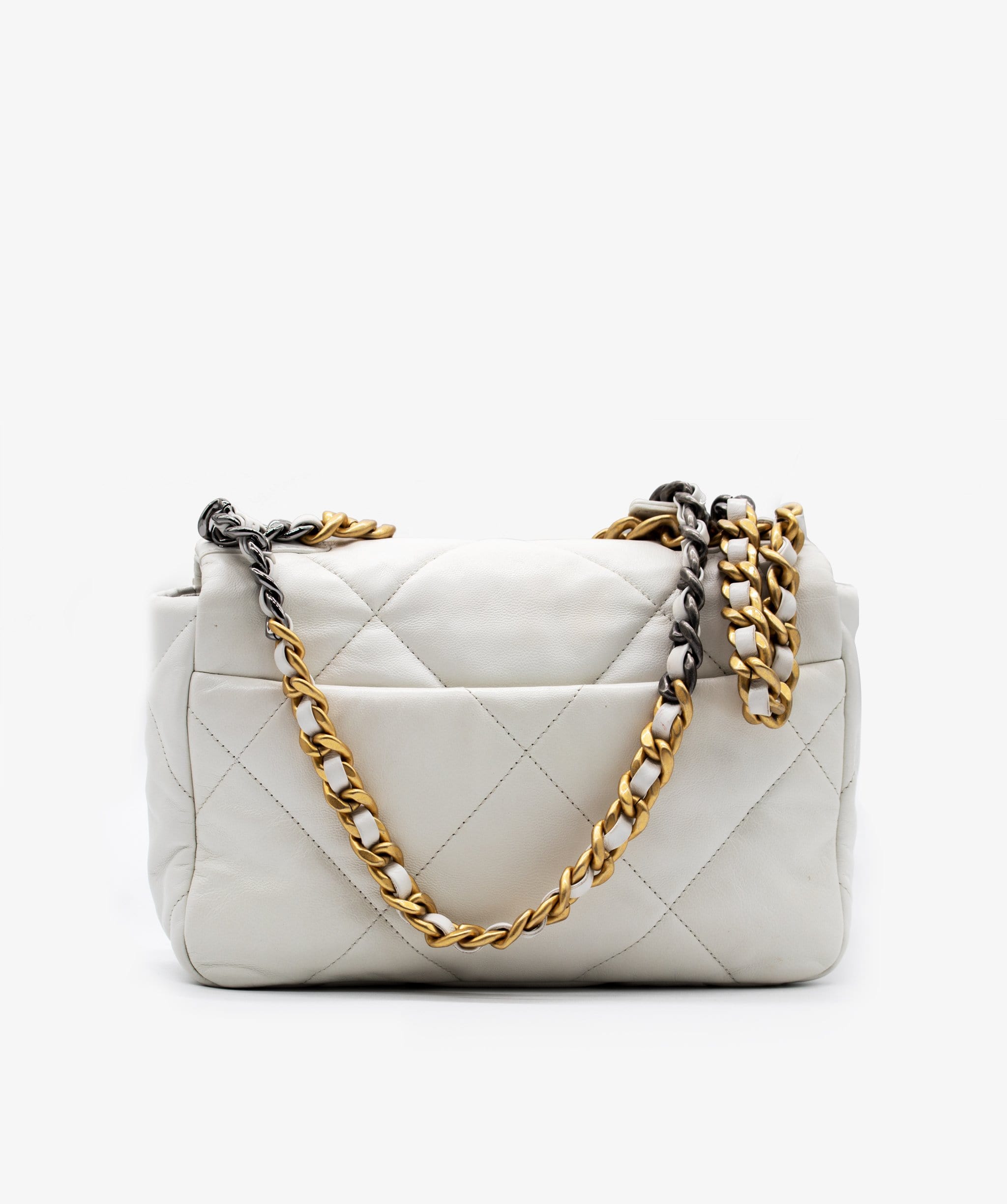 Chanel Chanel 19 White Small RJC1085