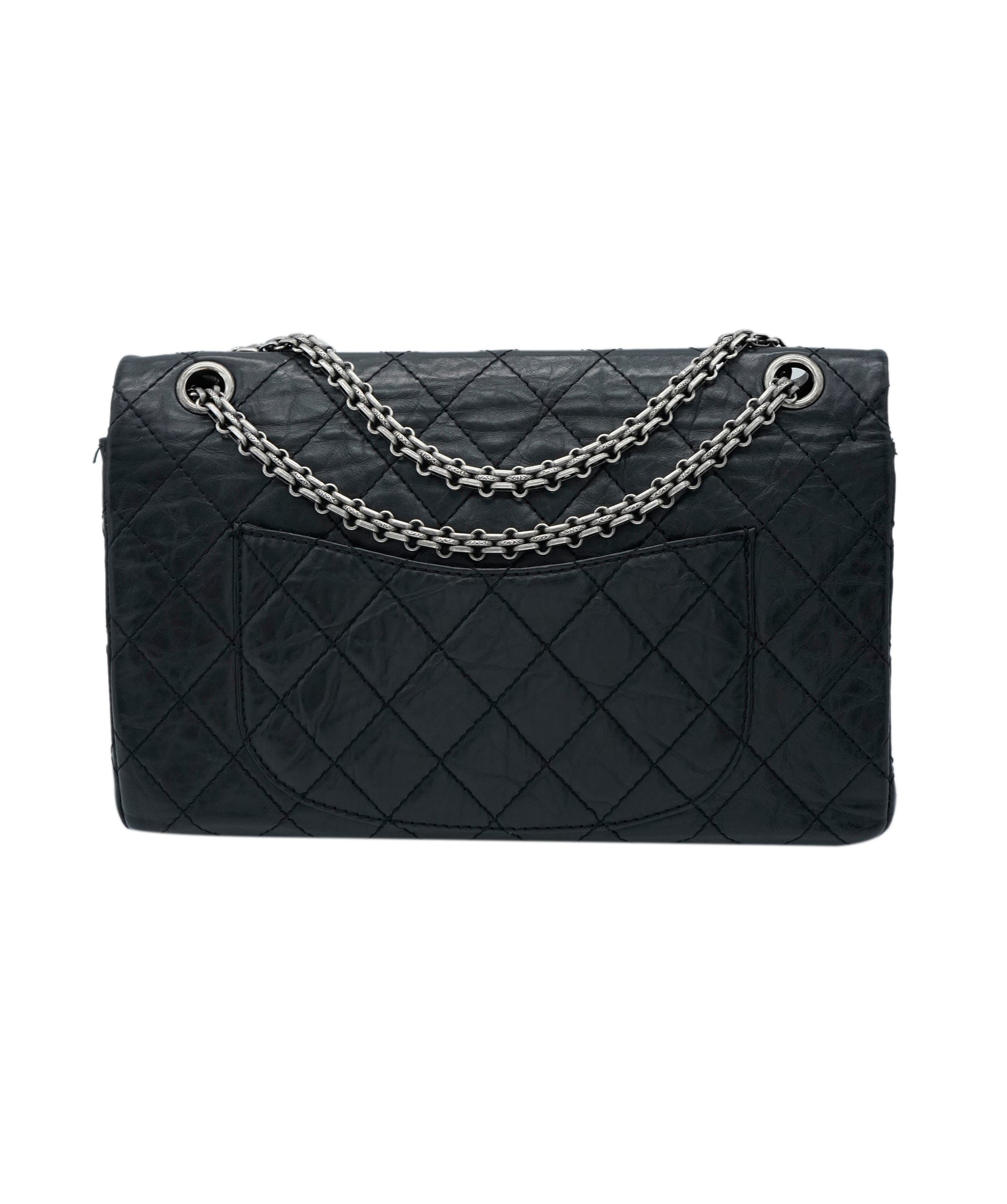 Chanel Chanel 2.55 28cm bag black shw ASL6505