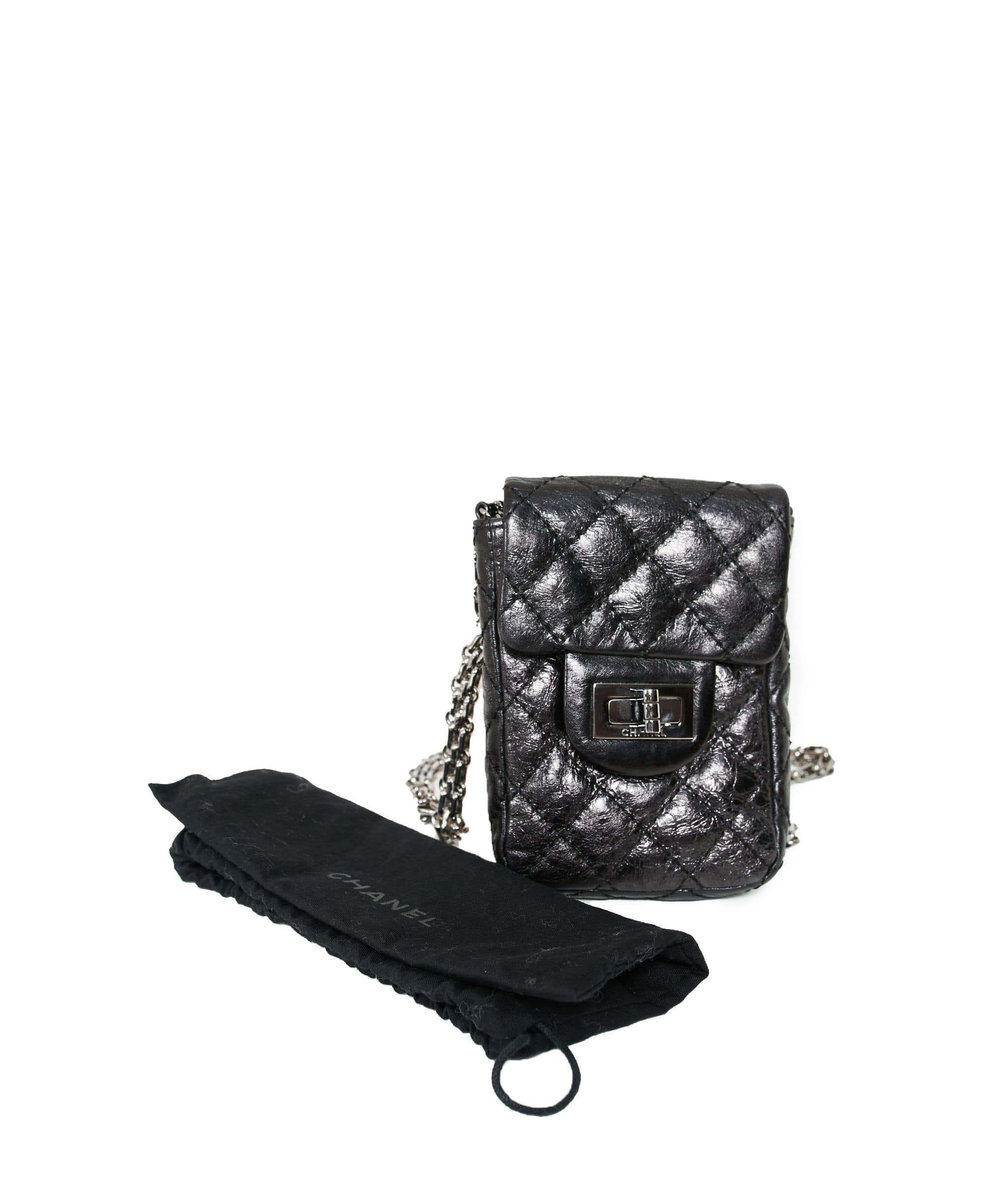 Chanel Chanel 2.55 Metallic Lambskin WOC PHW  AGL1059