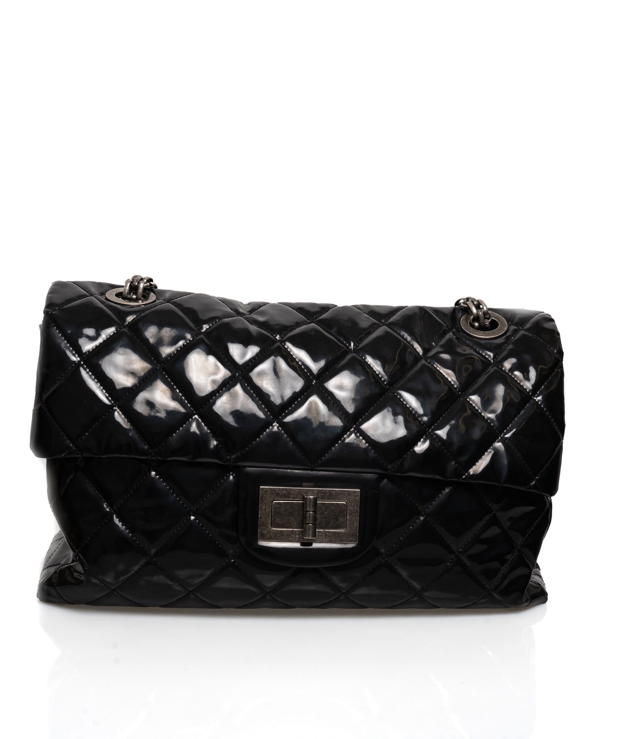 Chanel Chanel 2.55  Patent Leather Limited Edition Jumbo XL Bag - AWL1270