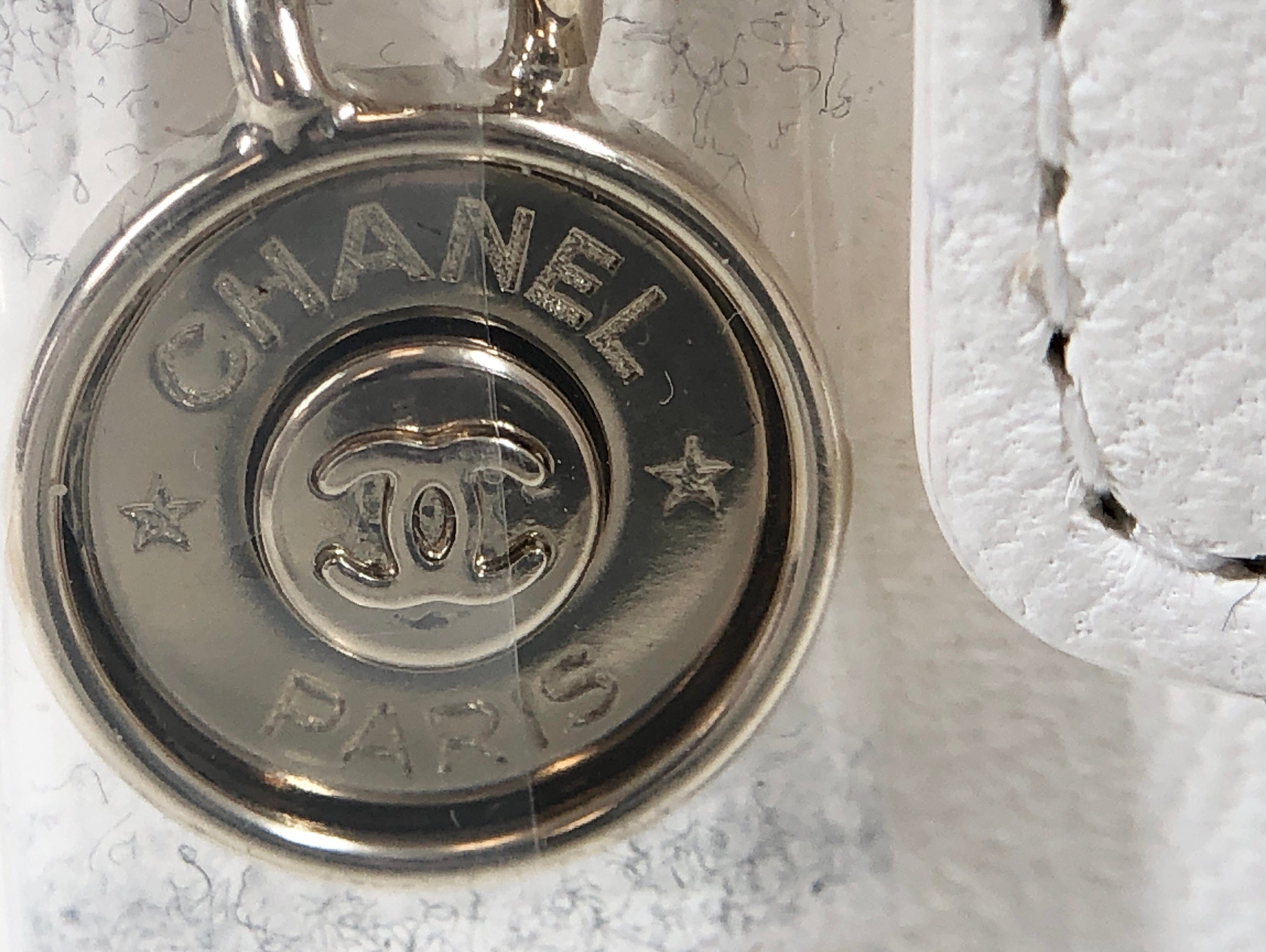 Chanel Chanel 21s Small White Black Vanity Cc Classic Gol... ASL2947