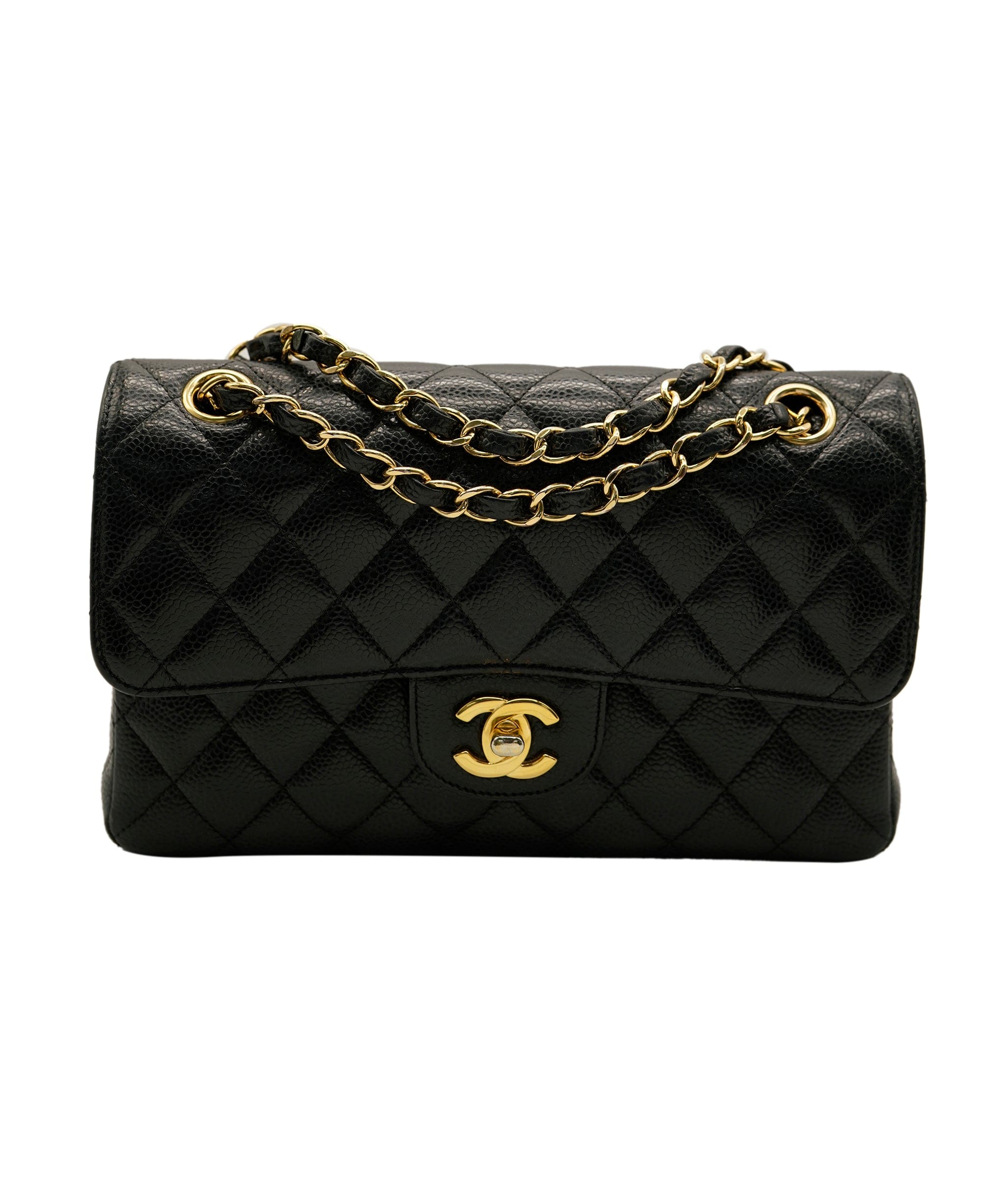 Chanel Chanel 9"Caviar Classic Flap black GHW ASL6934