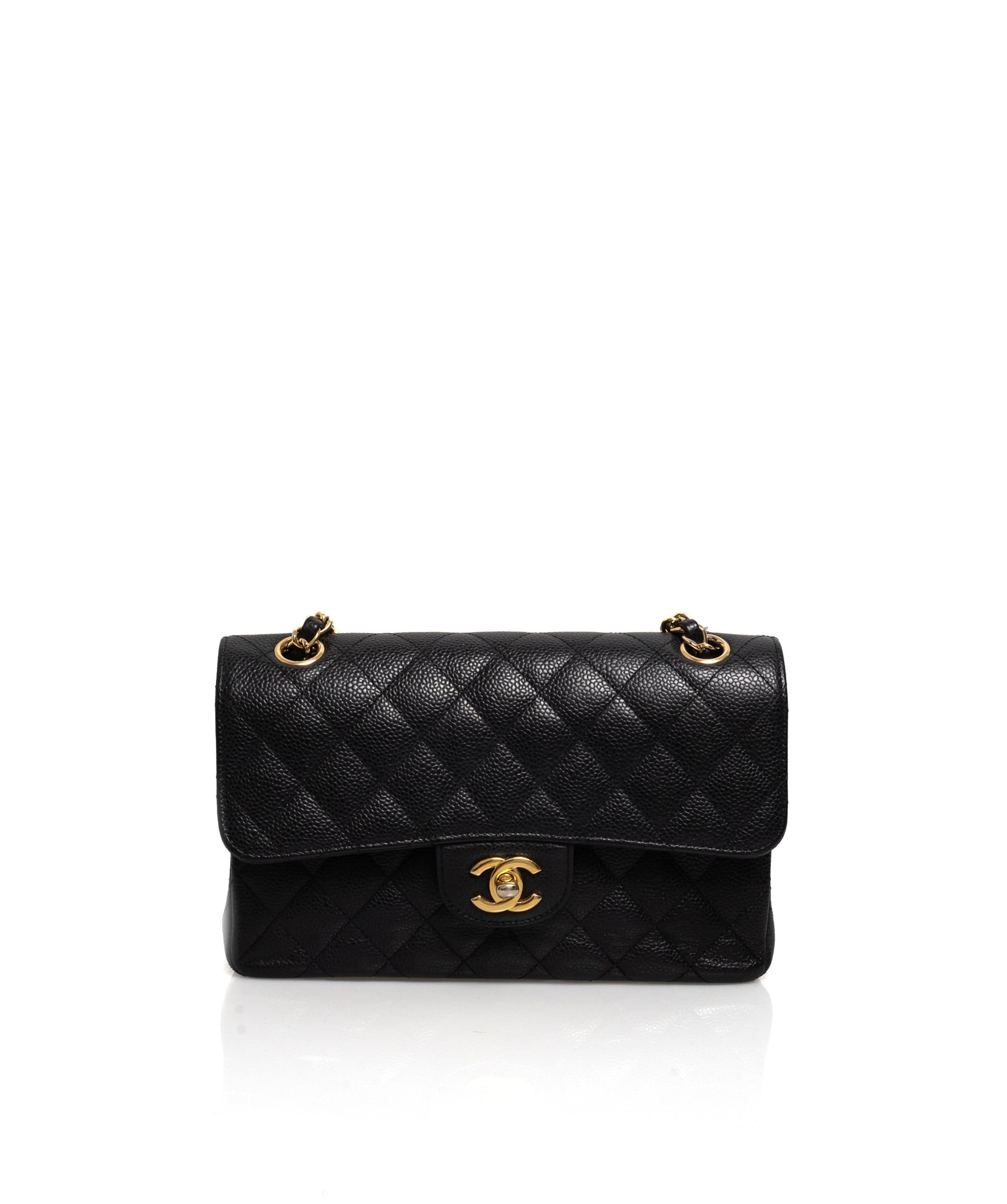 Chanel Chanel 9" Caviar Skin Classic Flap with GHW - AWL1464