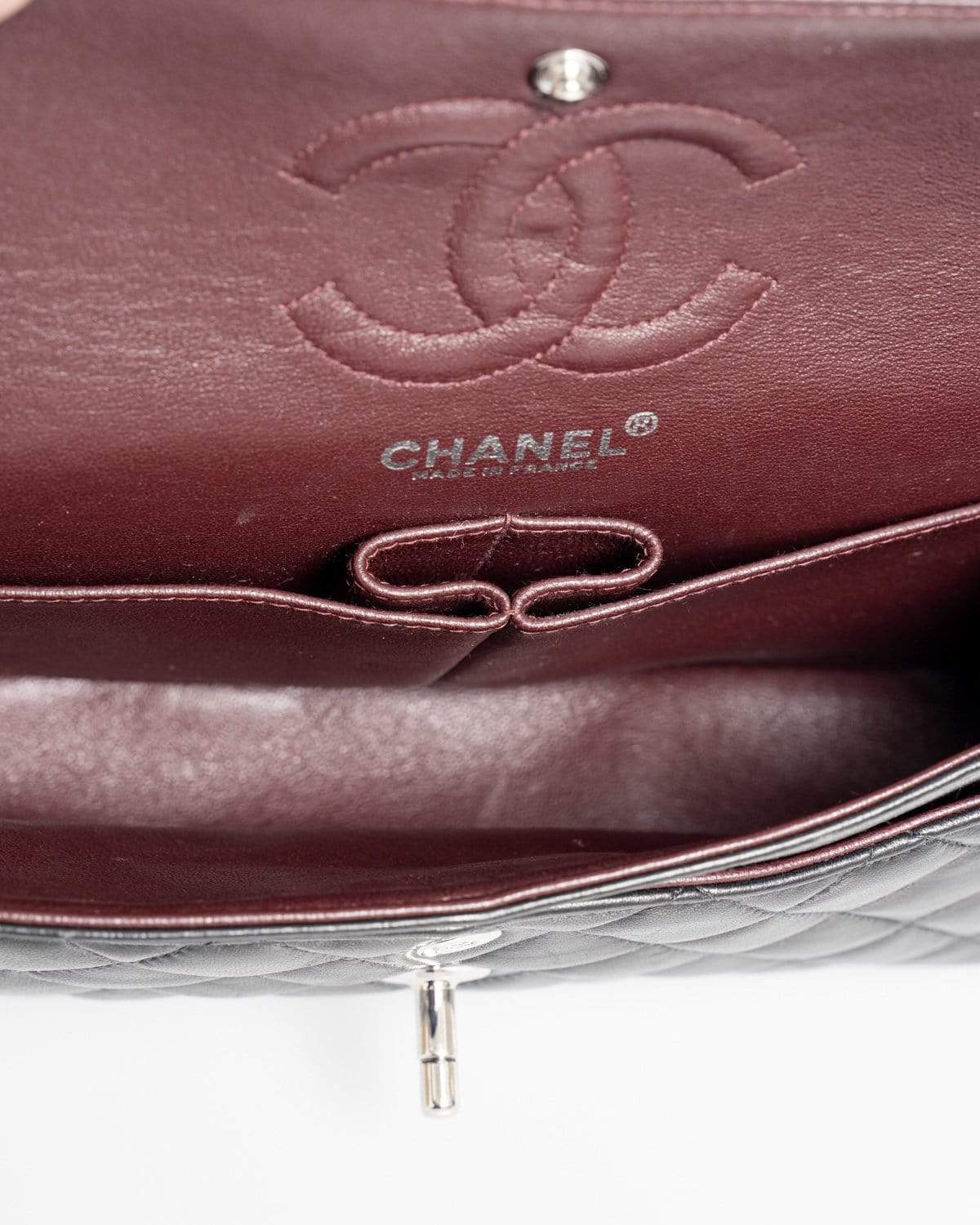 Chanel Chanel 9" Small Double Classic Flap with Silver Hardware - ADL1589