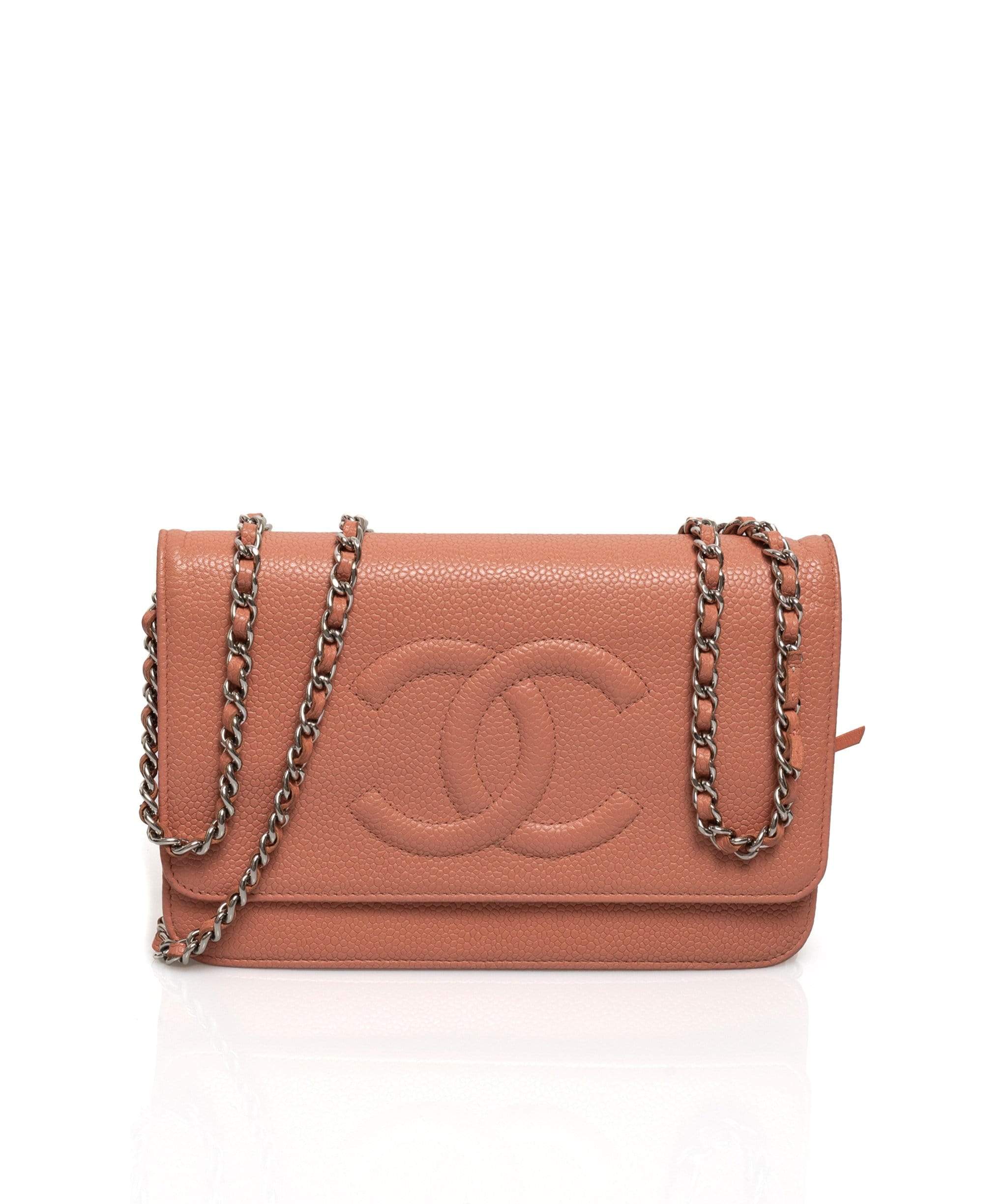 Chanel Chanel Apricot Colour Way WOC with Silver Hardware NW2870