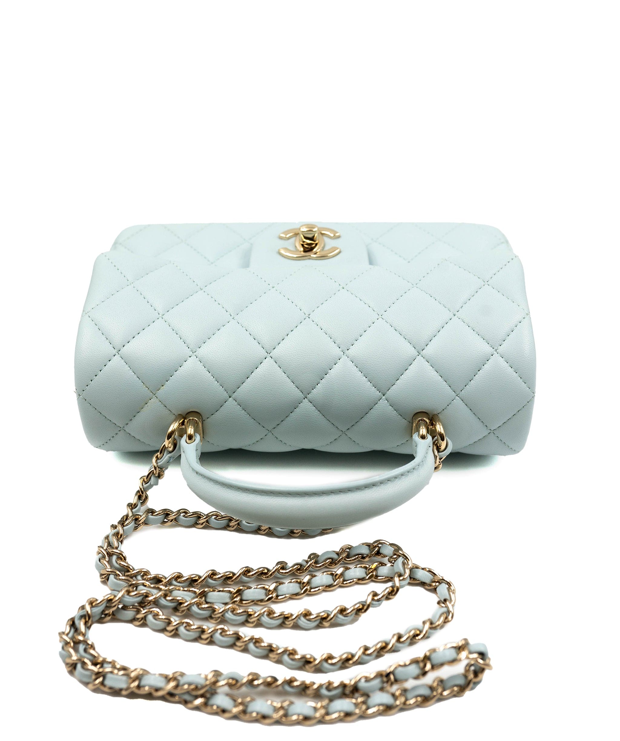 Chanel Chanel Baby Blue Coco Handle Bag - AWL3642