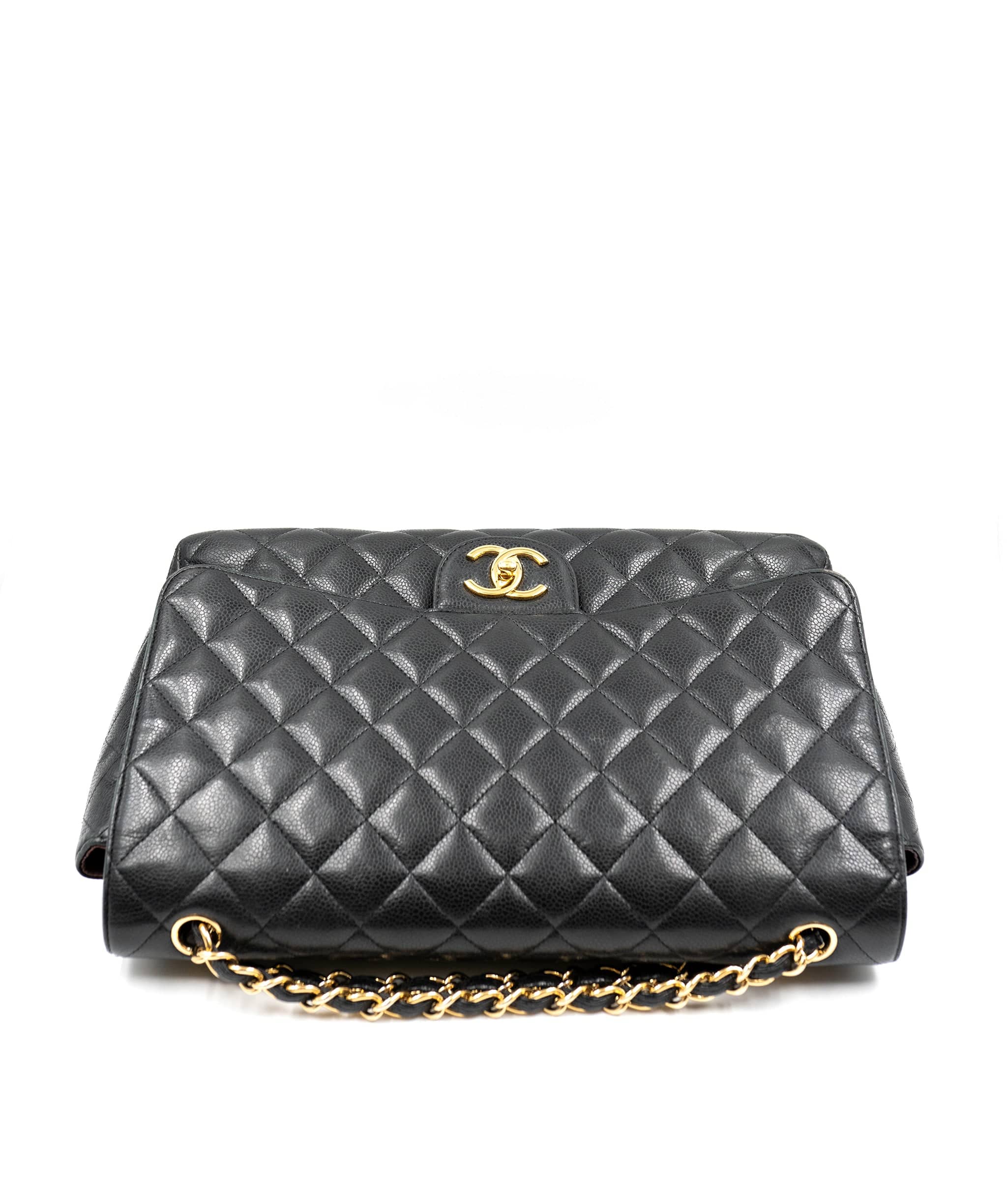 Chanel Chanel Bag 13" Maxi Caviar Skin Single Flap Bag AGC1228