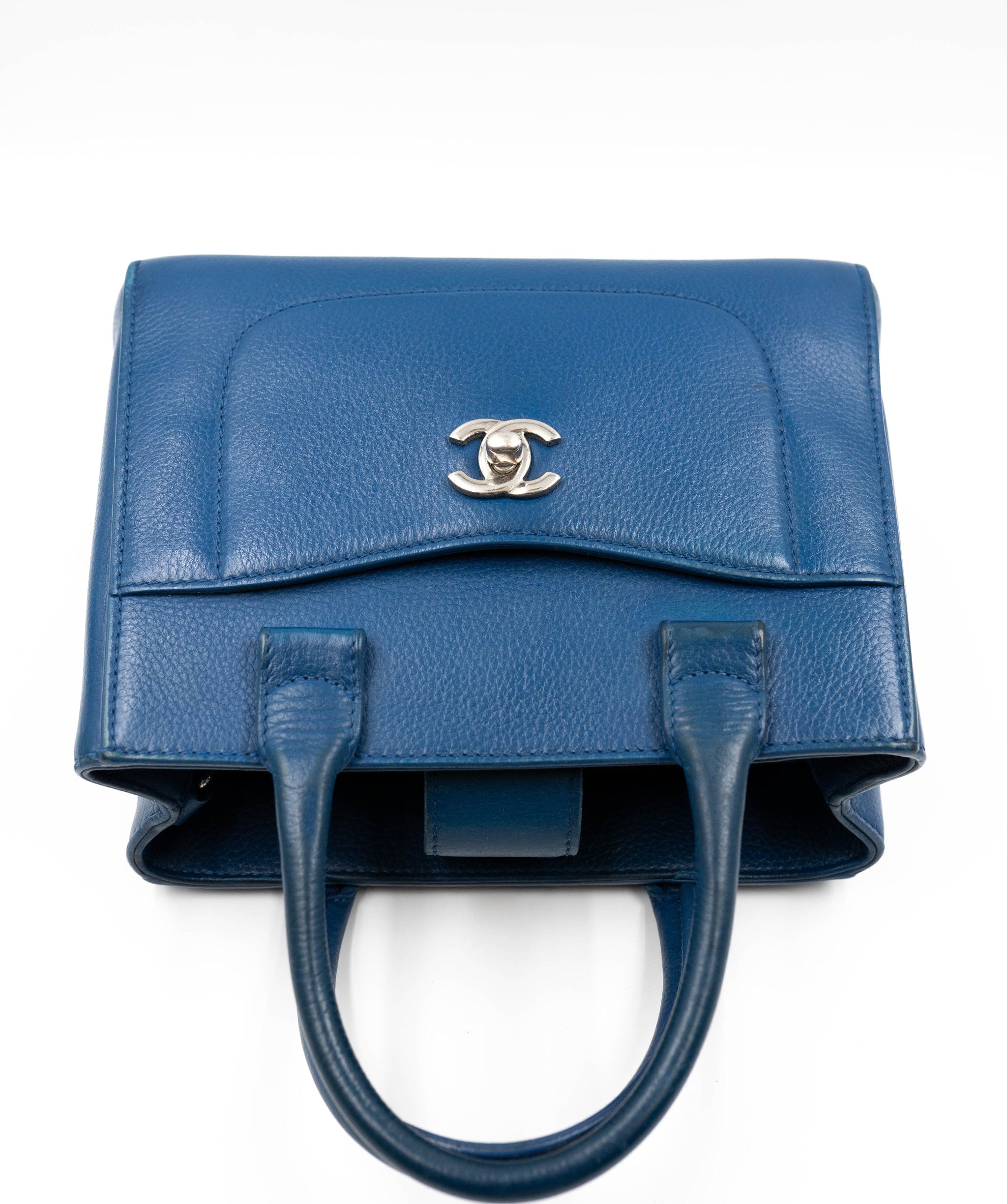 Chanel Chanel Bag Mini de jour blue with silver hardware AGC1199