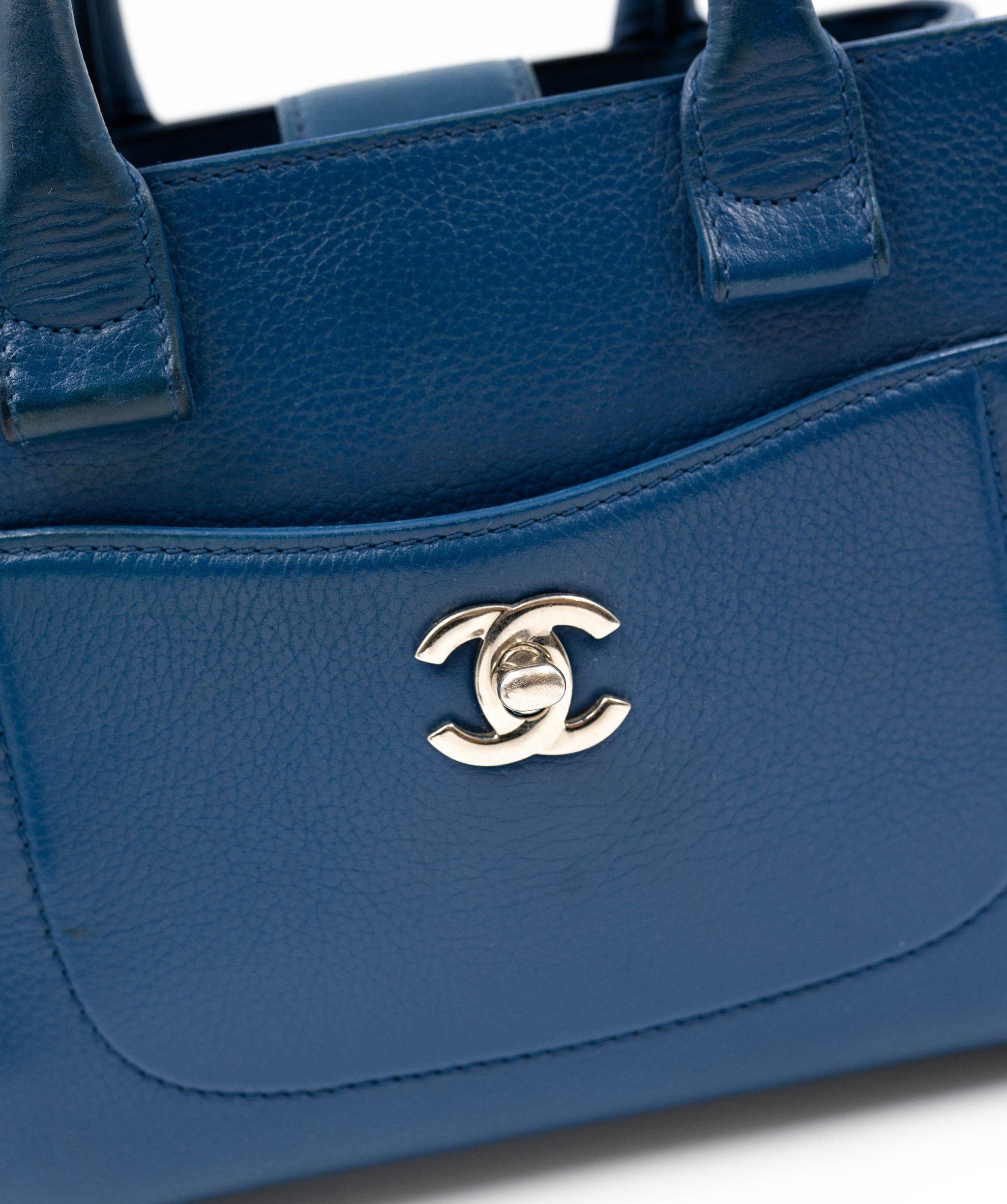 Chanel Chanel Bag Mini de jour blue with silver hardware AGC1199