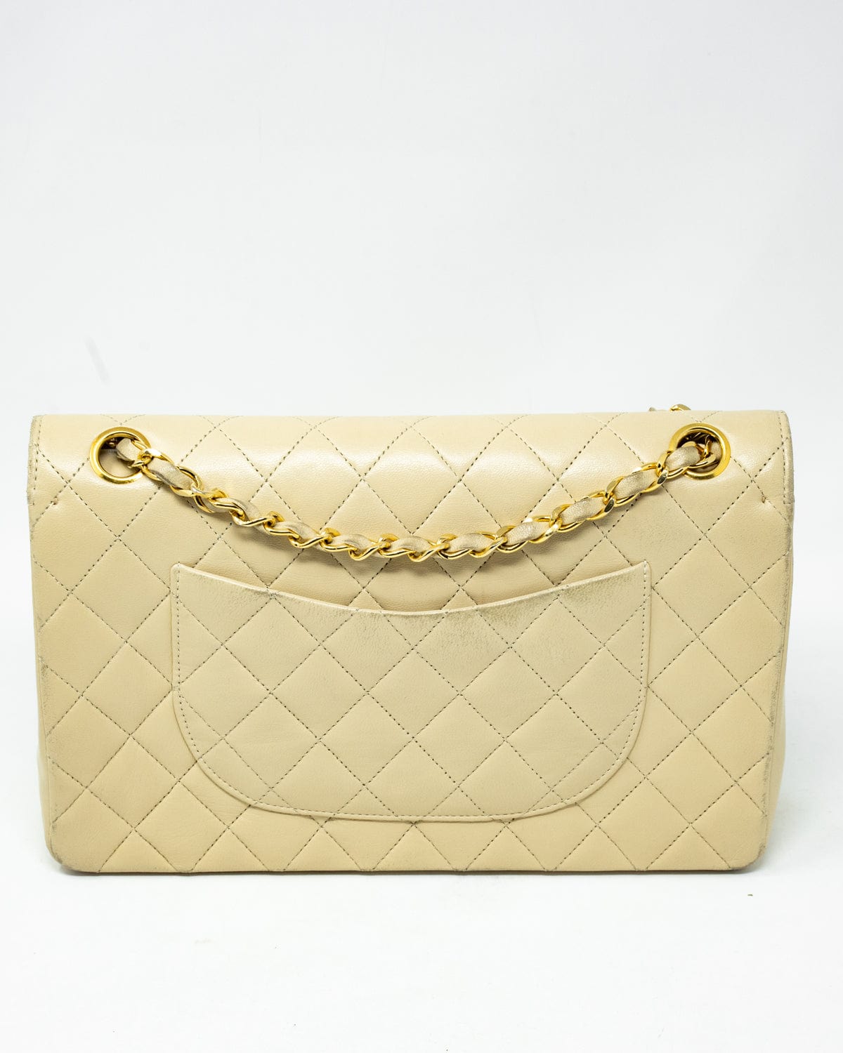 Chanel Chanel Beige Classic Double Medium Flap Bag - RJL1338