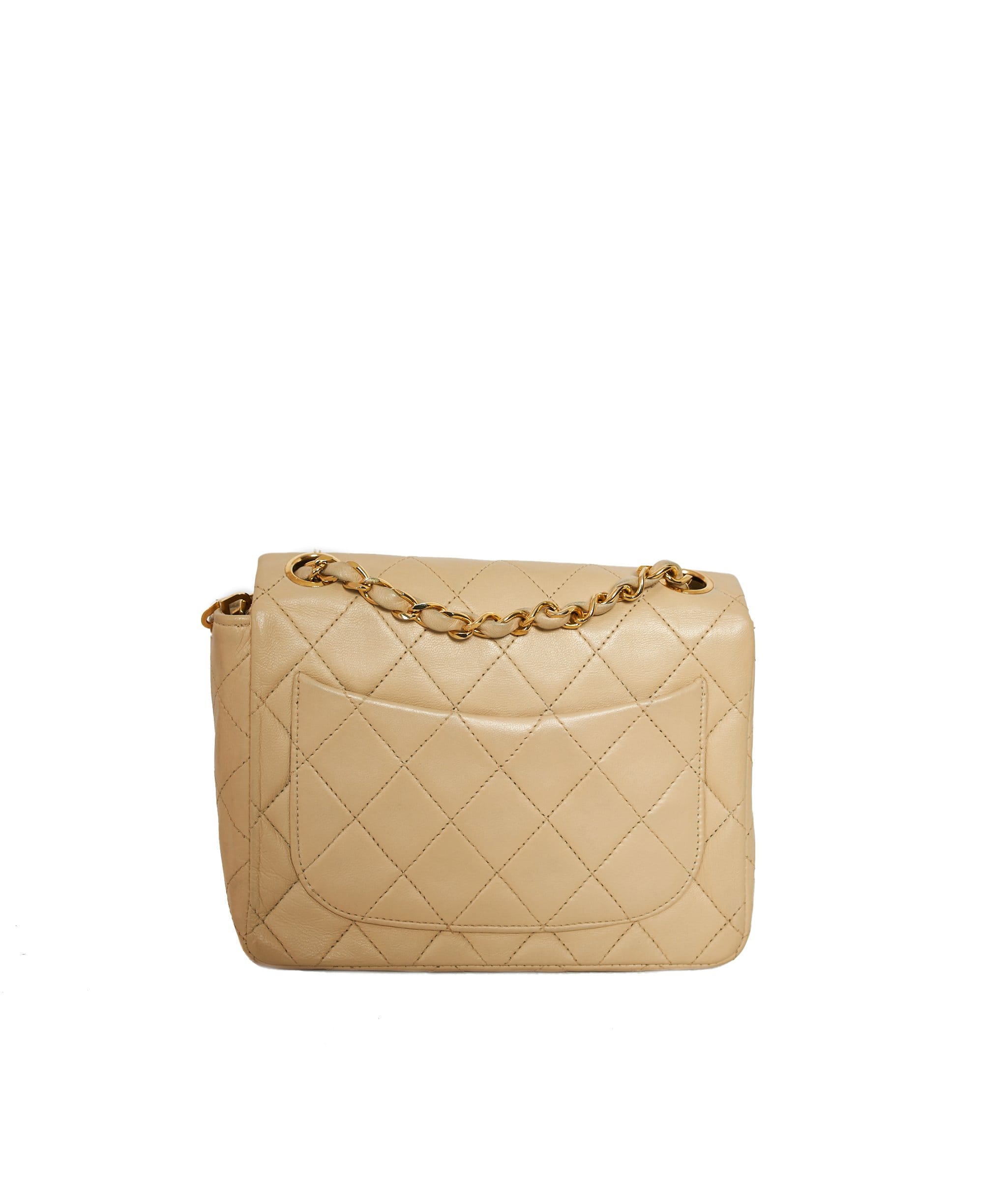 Chanel Chanel Beige Mini 7" bag - AWL1316