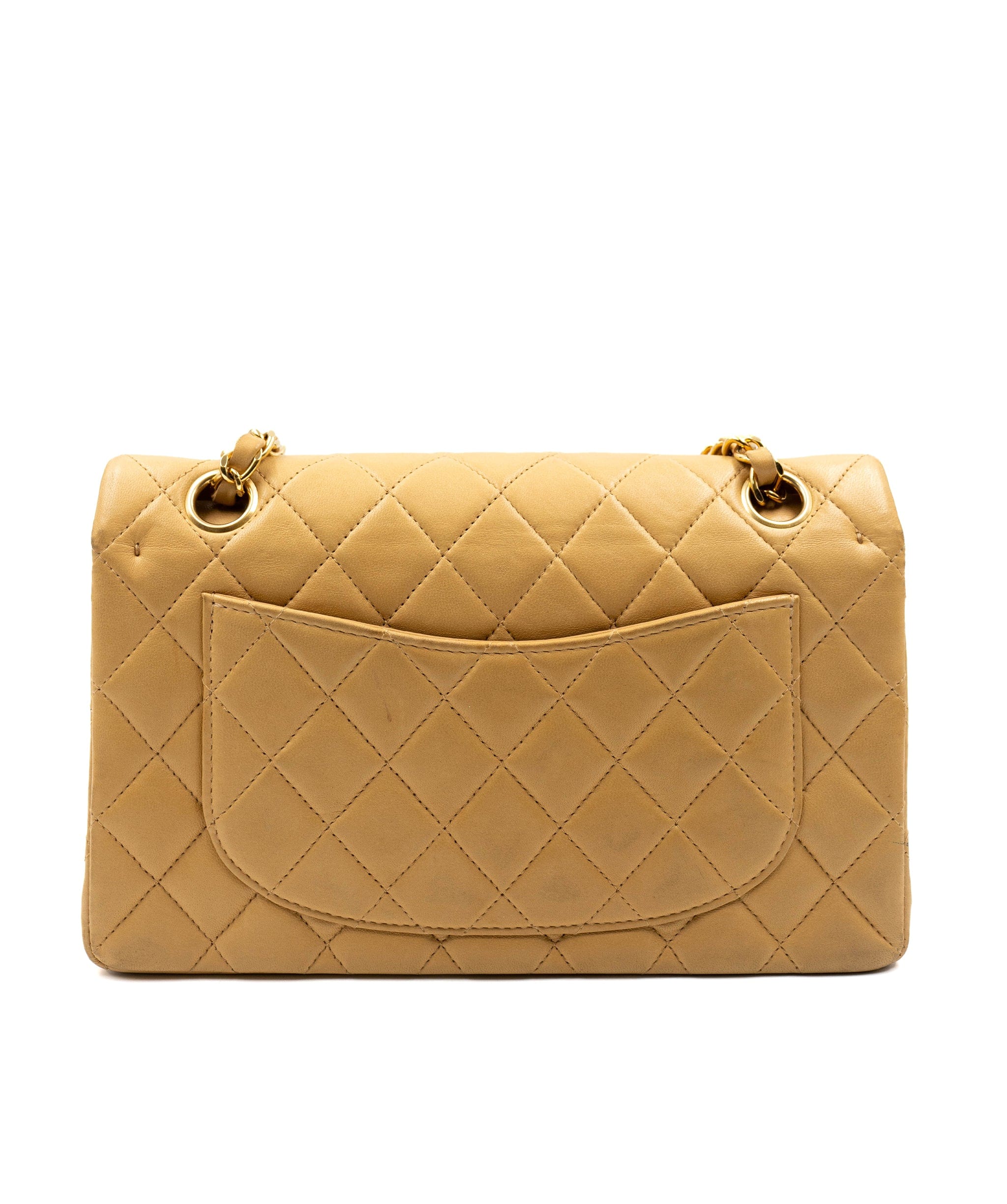 Chanel Chanel Beige Small Classic Double Flap Bag - ASL2127