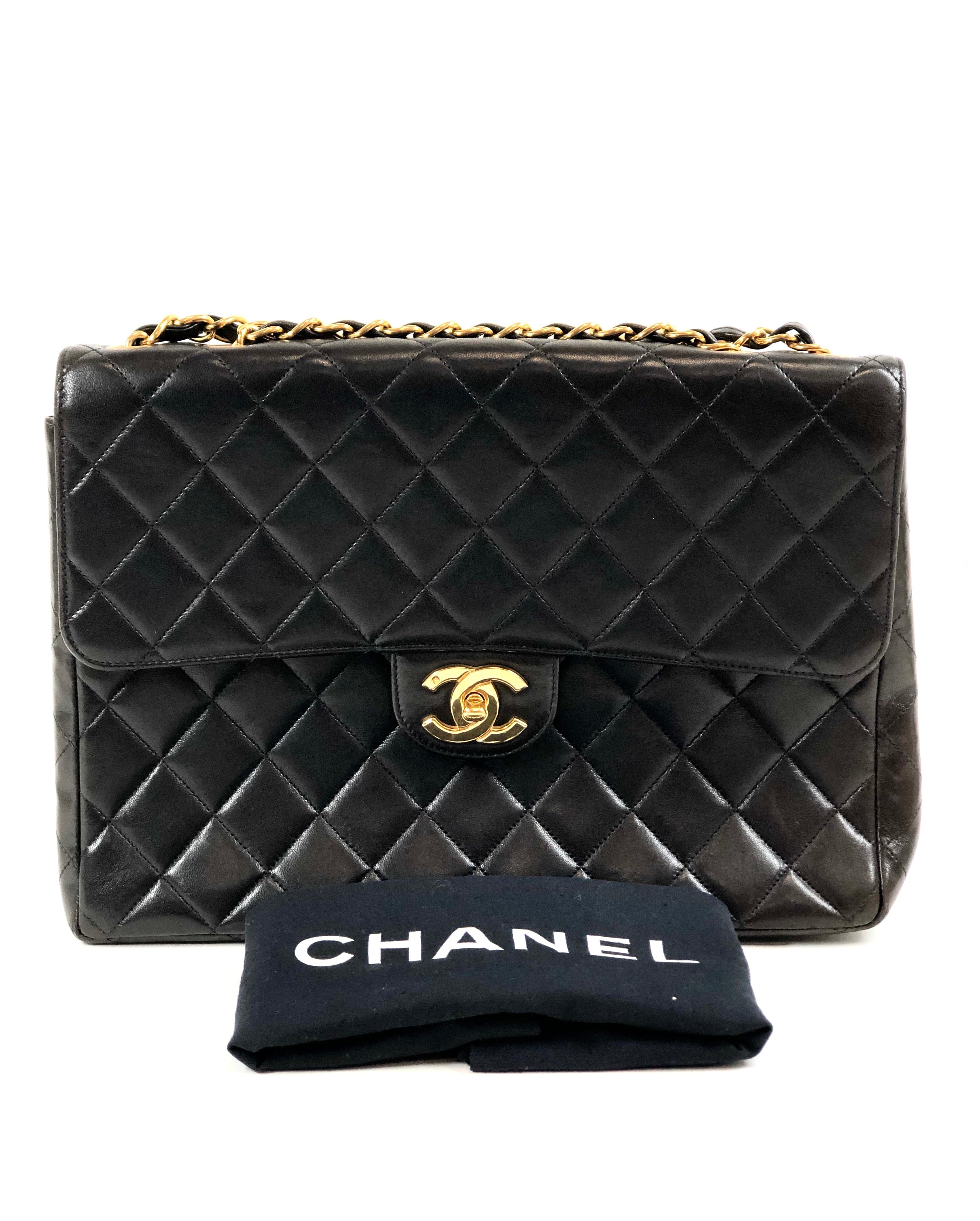 Chanel Chanel Big Matelasse Lambskin Single Flap ASL3079