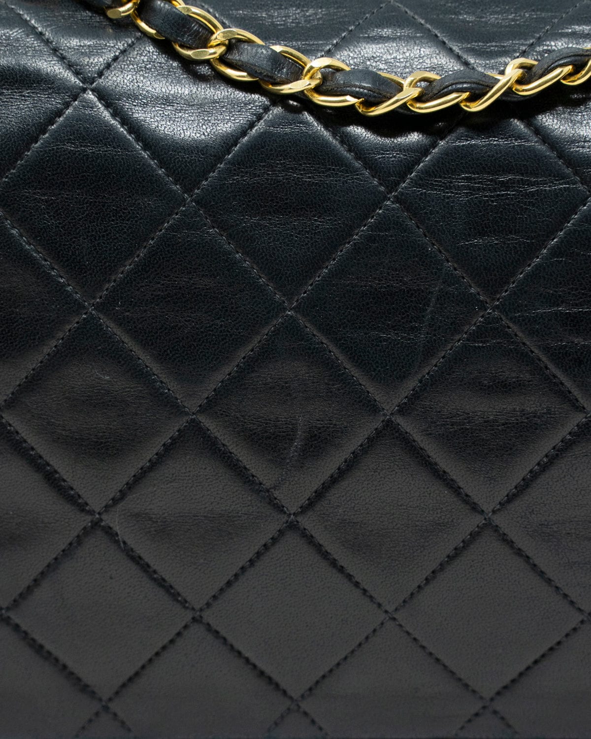 Chanel Chanel Black 10" Diana Flap Bag - AWL2523