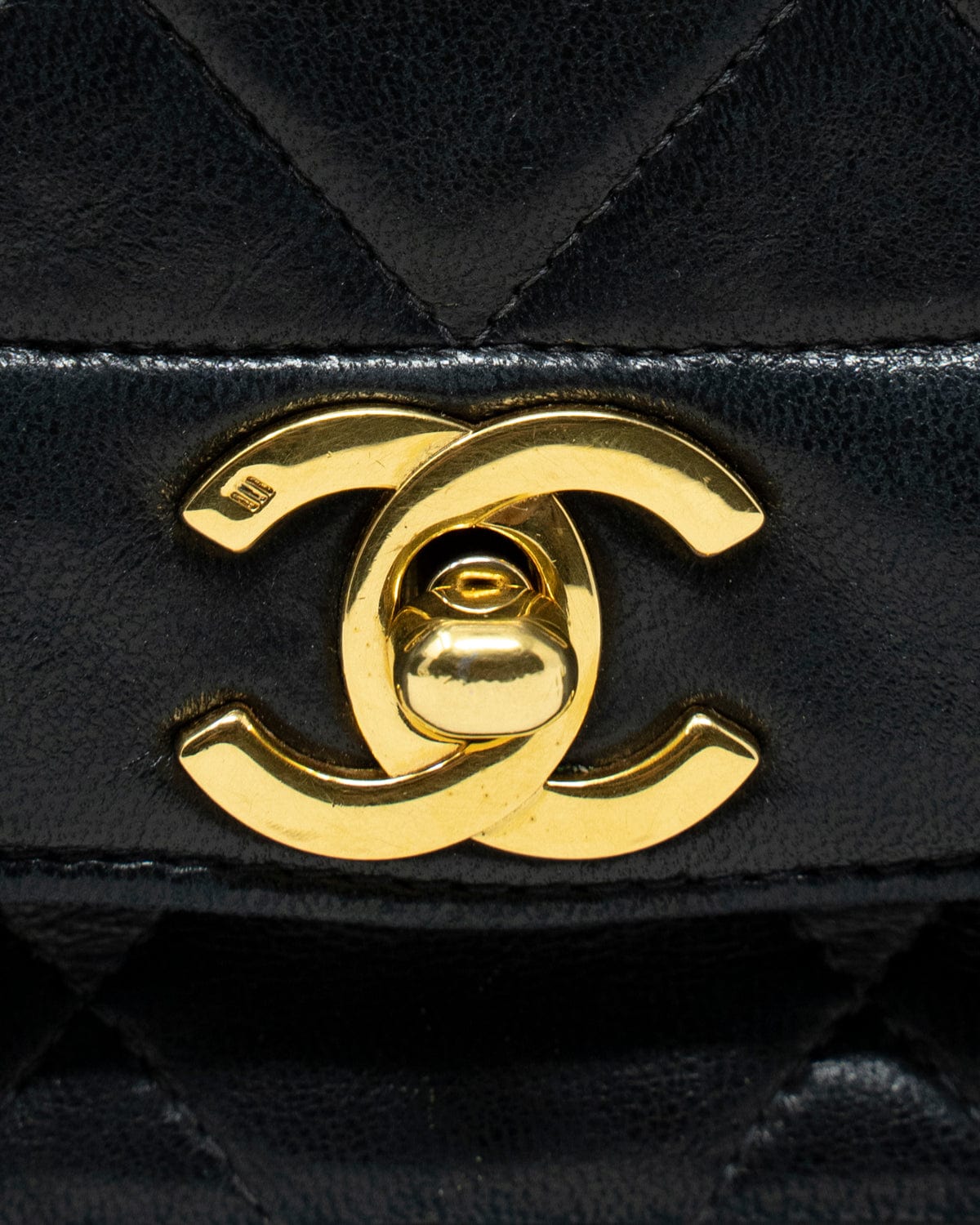 Chanel Chanel Black 10" Diana Flap Bag - AWL2523