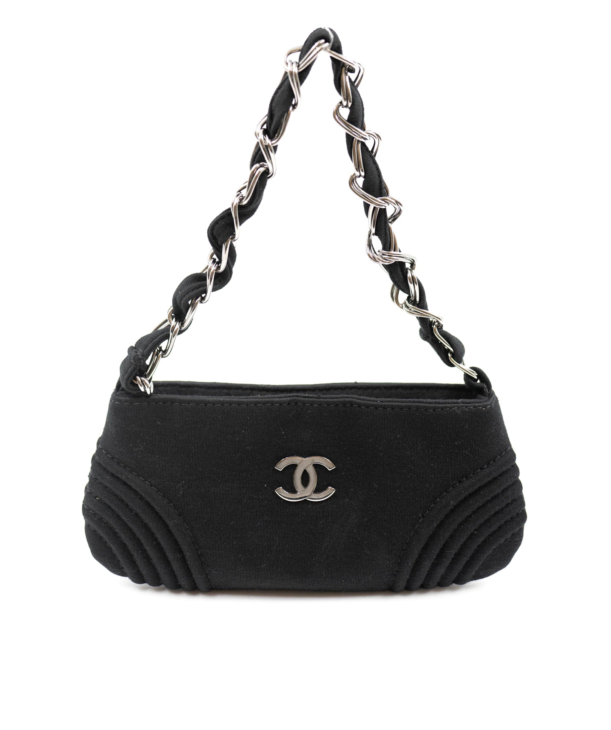 Chanel Chanel black canvas shoulder bag - AJC0031