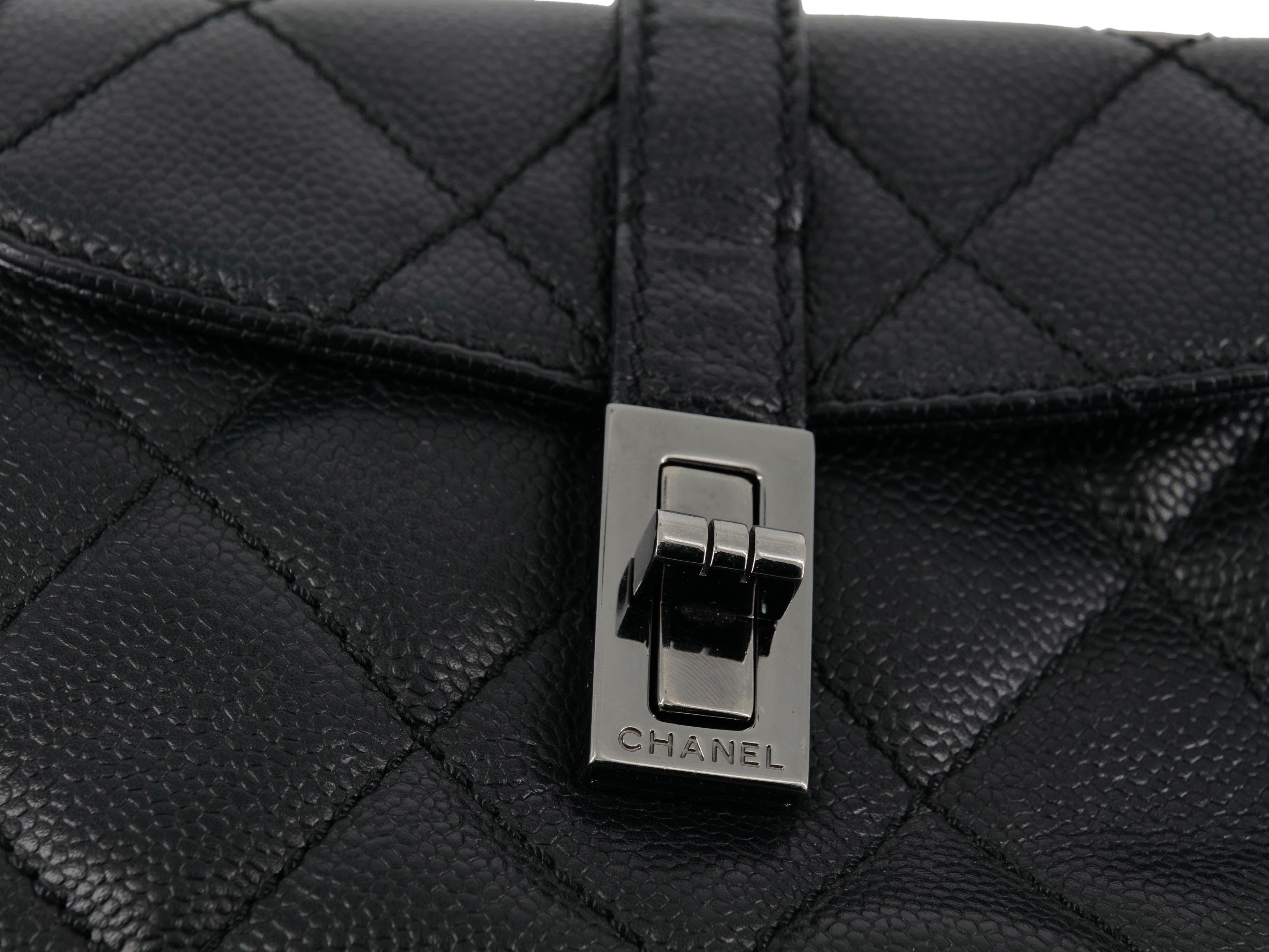 Chanel Chanel Black Caviar Handbag RJL1718