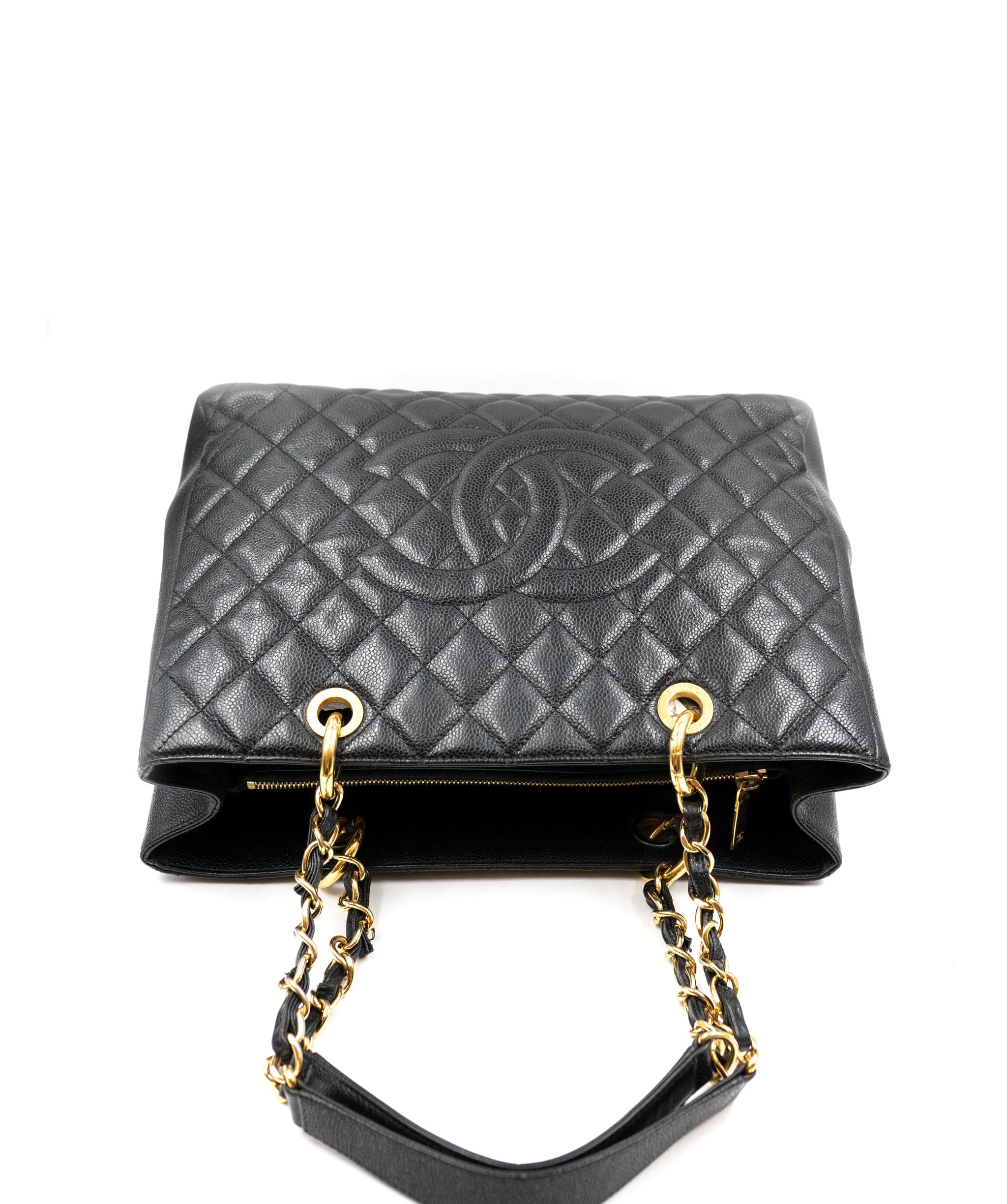 Chanel Chanel Black Caviar Leather GST Bag GHW  - AGL2108