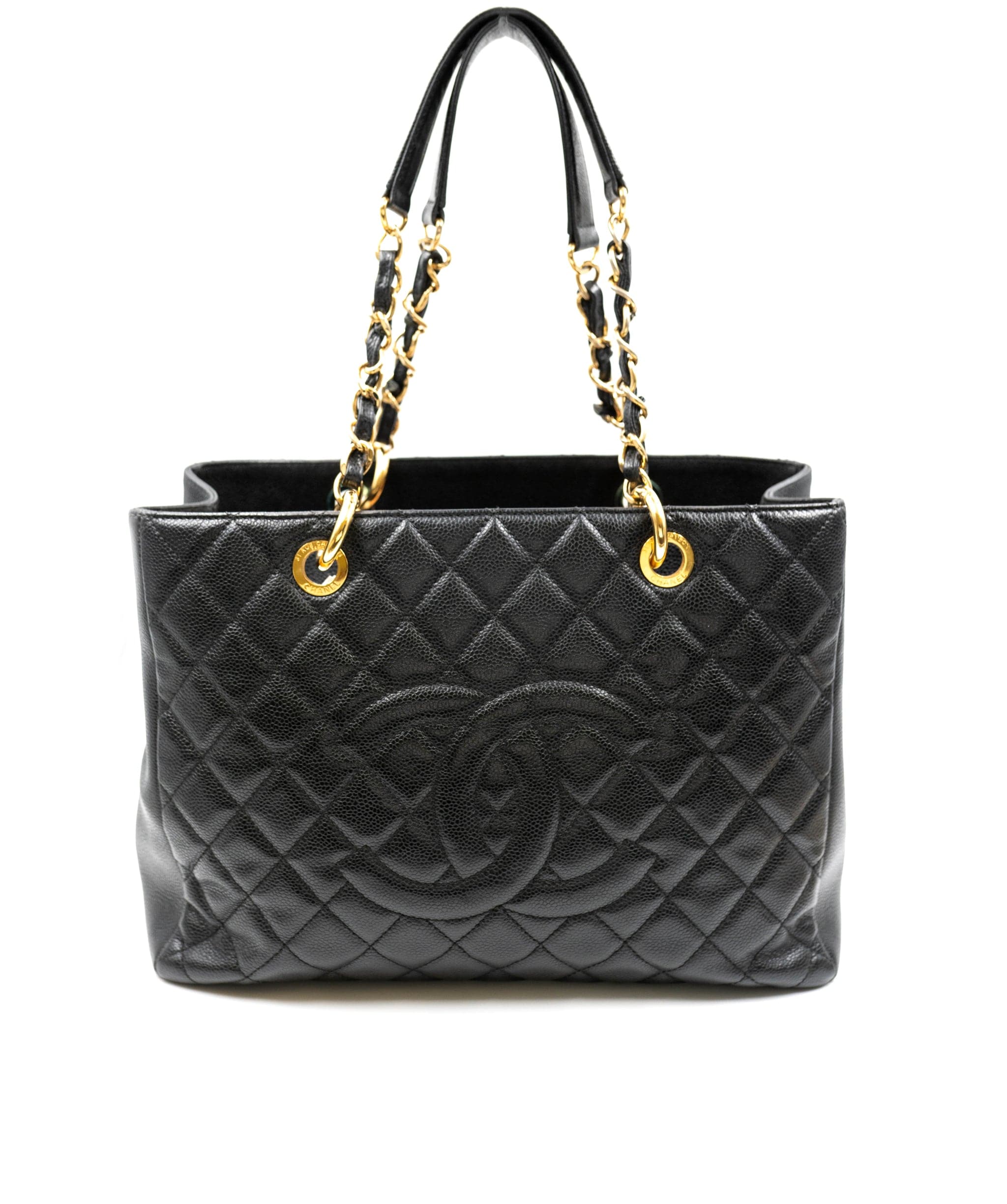 Chanel Chanel Black Caviar Leather GST Bag GHW  - AGL2108