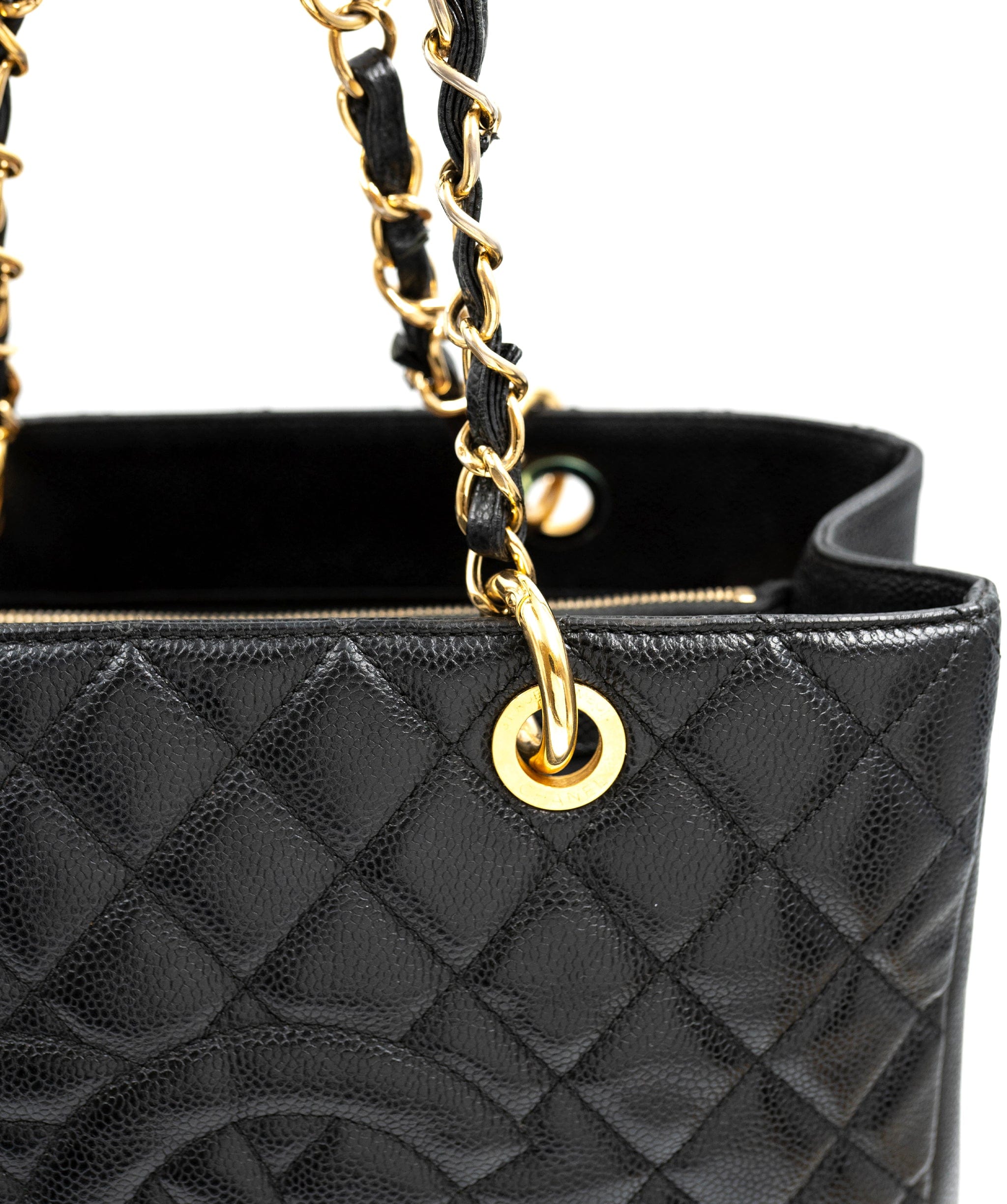 Chanel Chanel Black Caviar Leather GST Bag GHW  - AGL2108