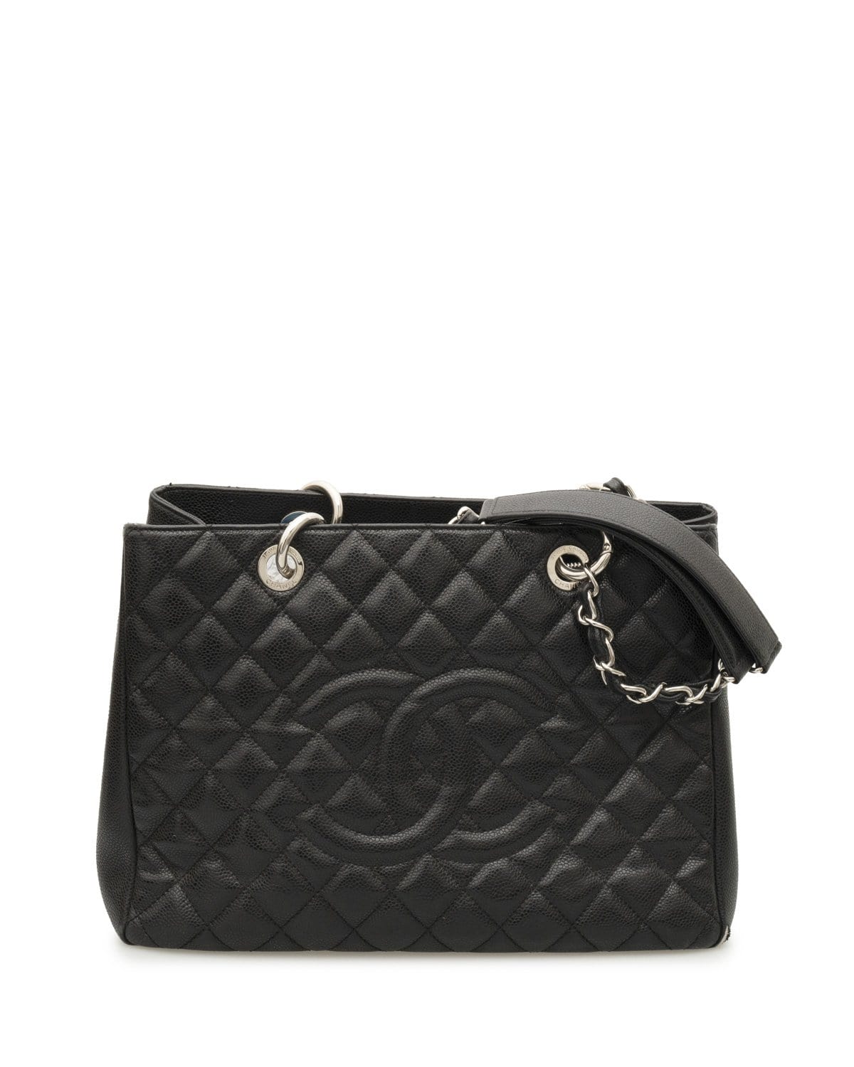 Chanel Chanel Black Caviar Leather GST PHW - AGL1510