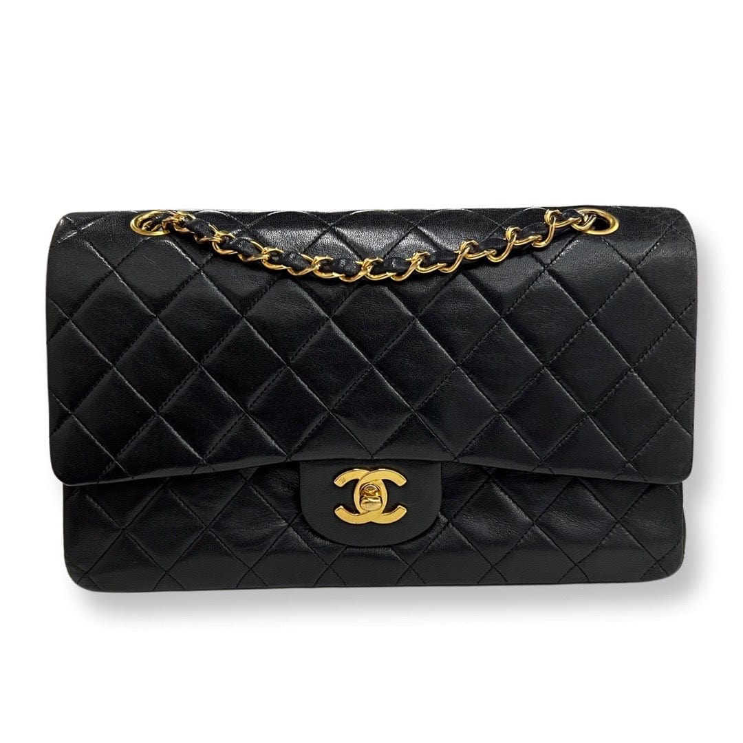 Chanel Chanel Black Classic Double Flap 10" RJL1788