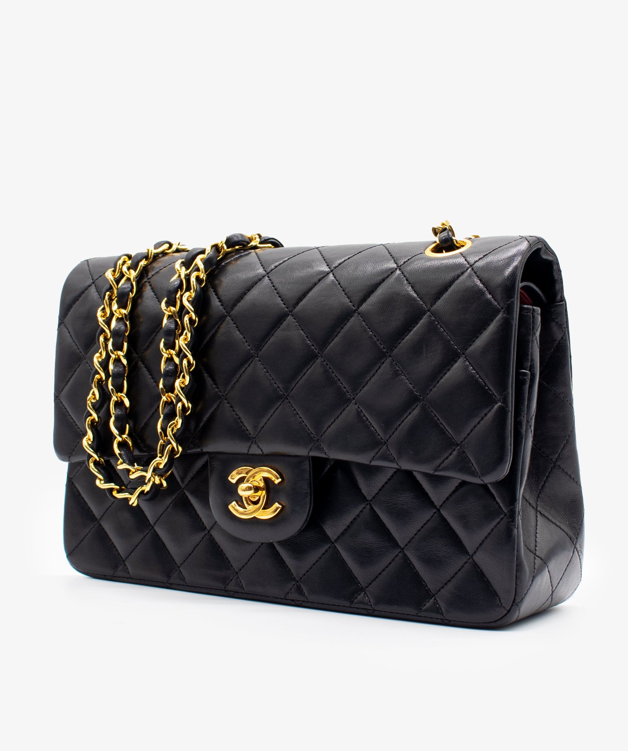 Chanel Chanel Black Classic Double Flap 9" RJL1789