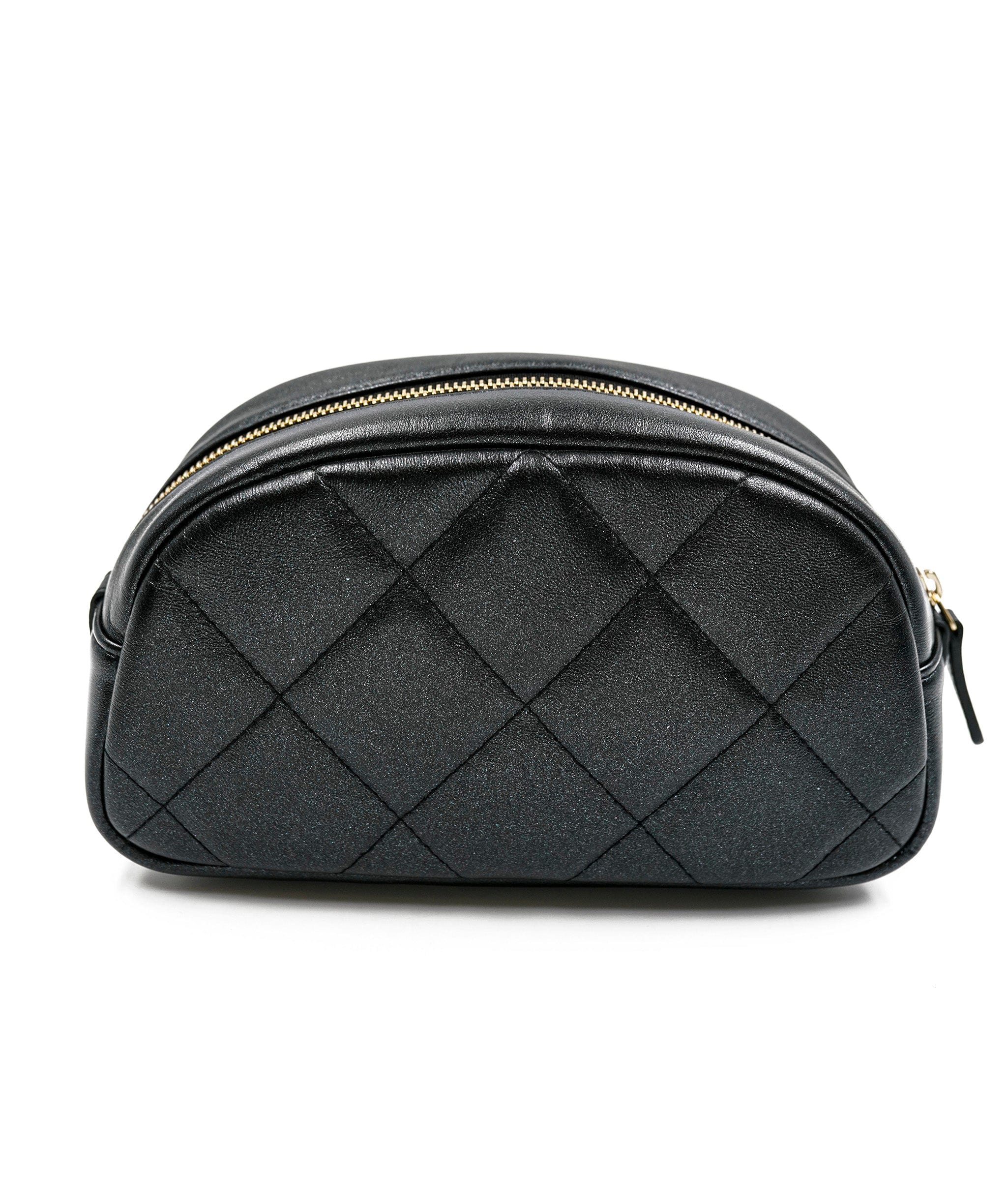 Chanel Chanel Black Iridescent Make Up Pouch ASL5270