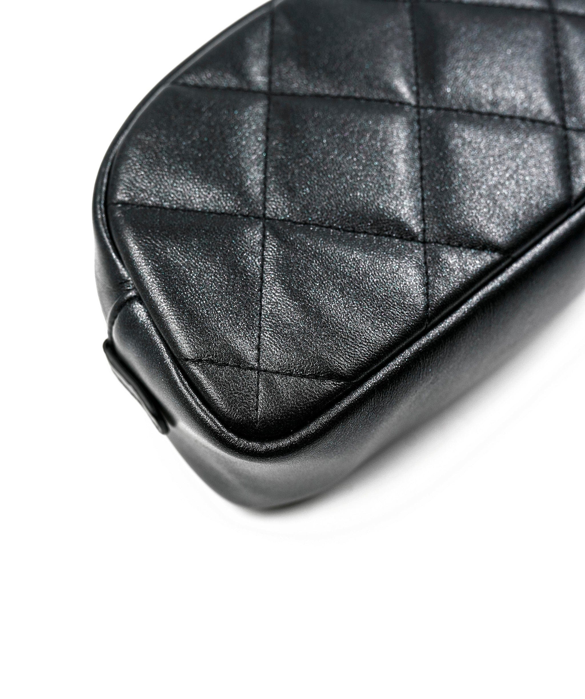 Chanel Chanel Black Iridescent Make Up Pouch ASL5270