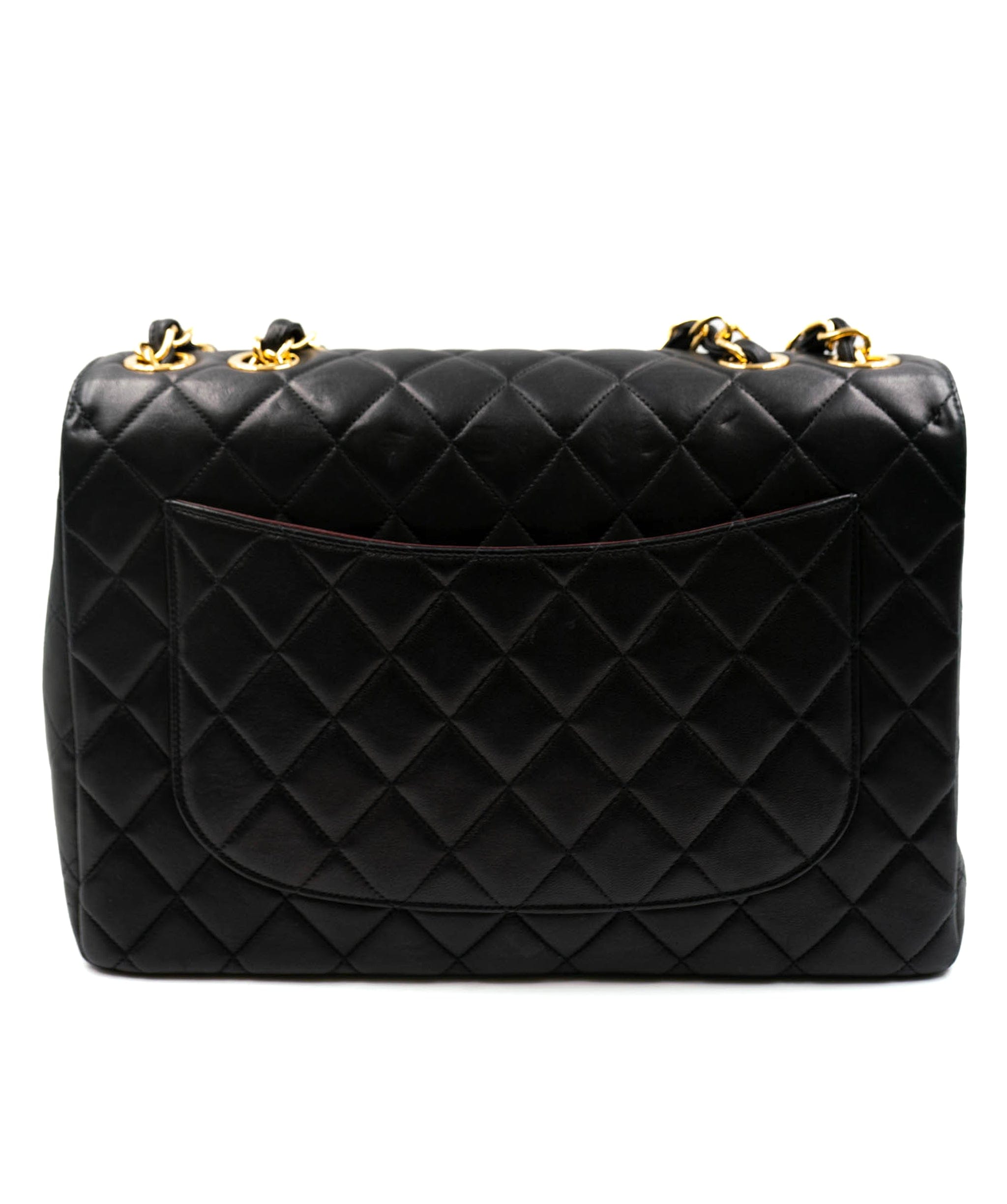 Chanel Chanel black lambskin mademoiselle jumbo UKL1027