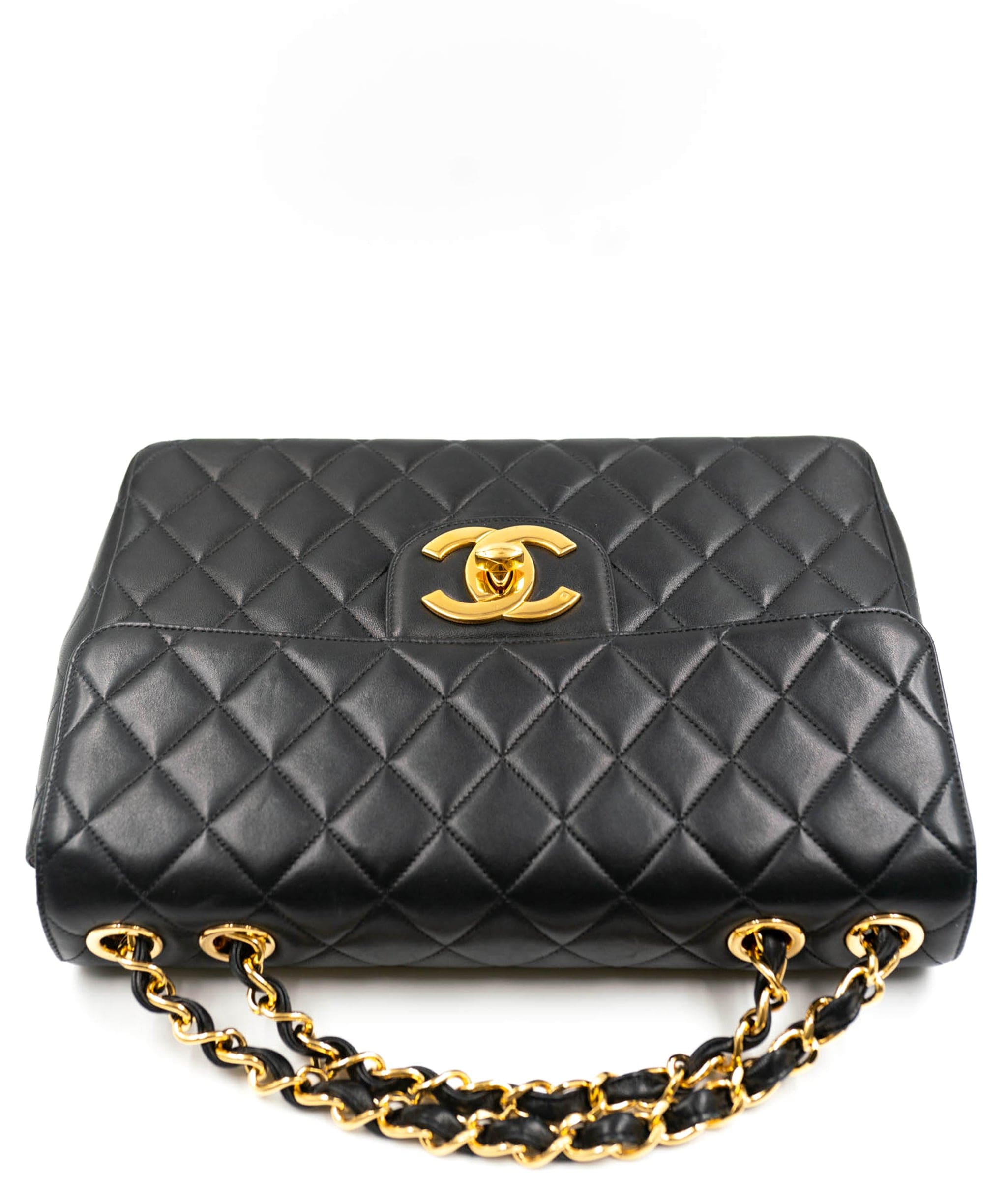 Chanel Chanel black lambskin mademoiselle jumbo UKL1027