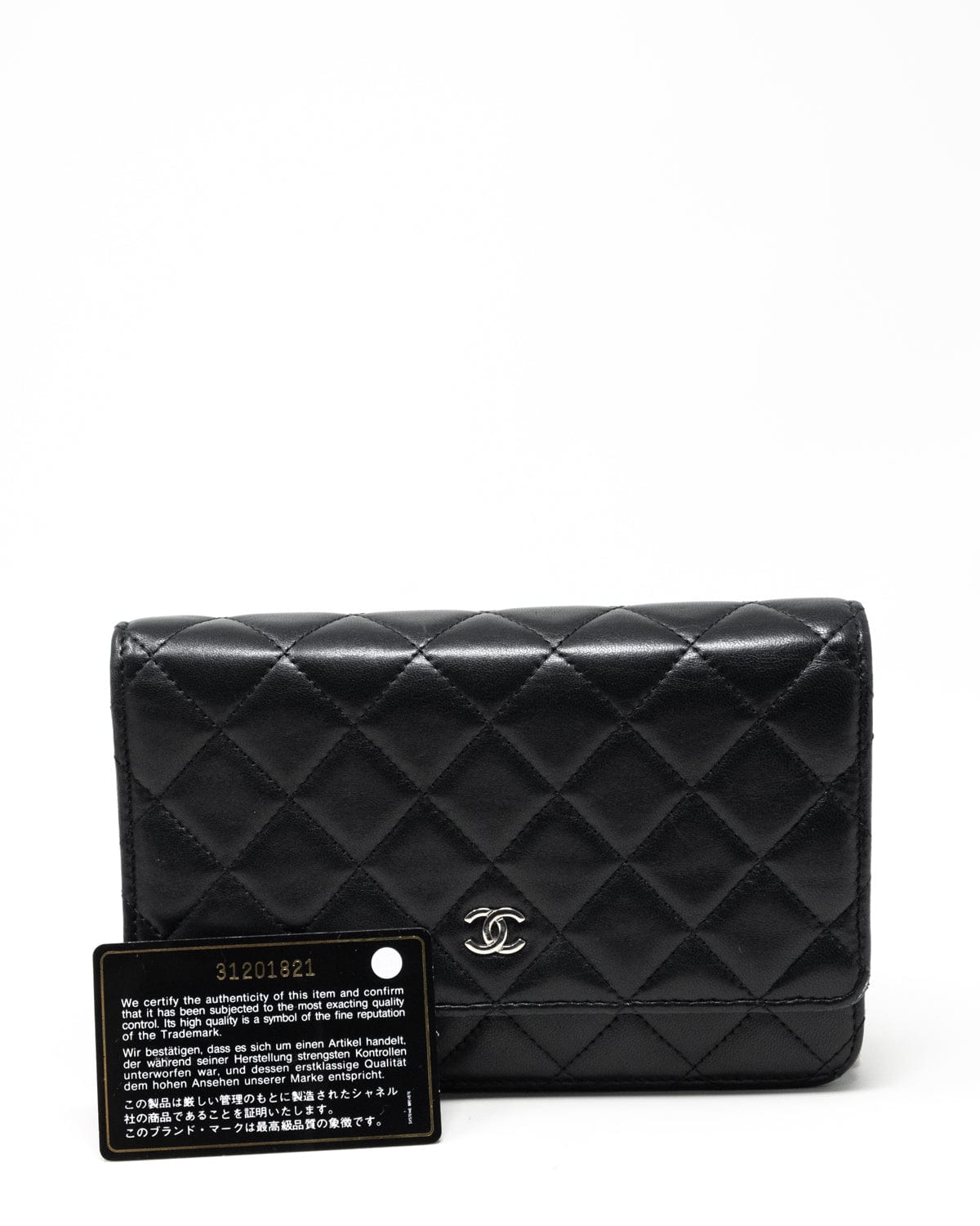 Chanel Chanel Black Lambskin WOC - AGL1984