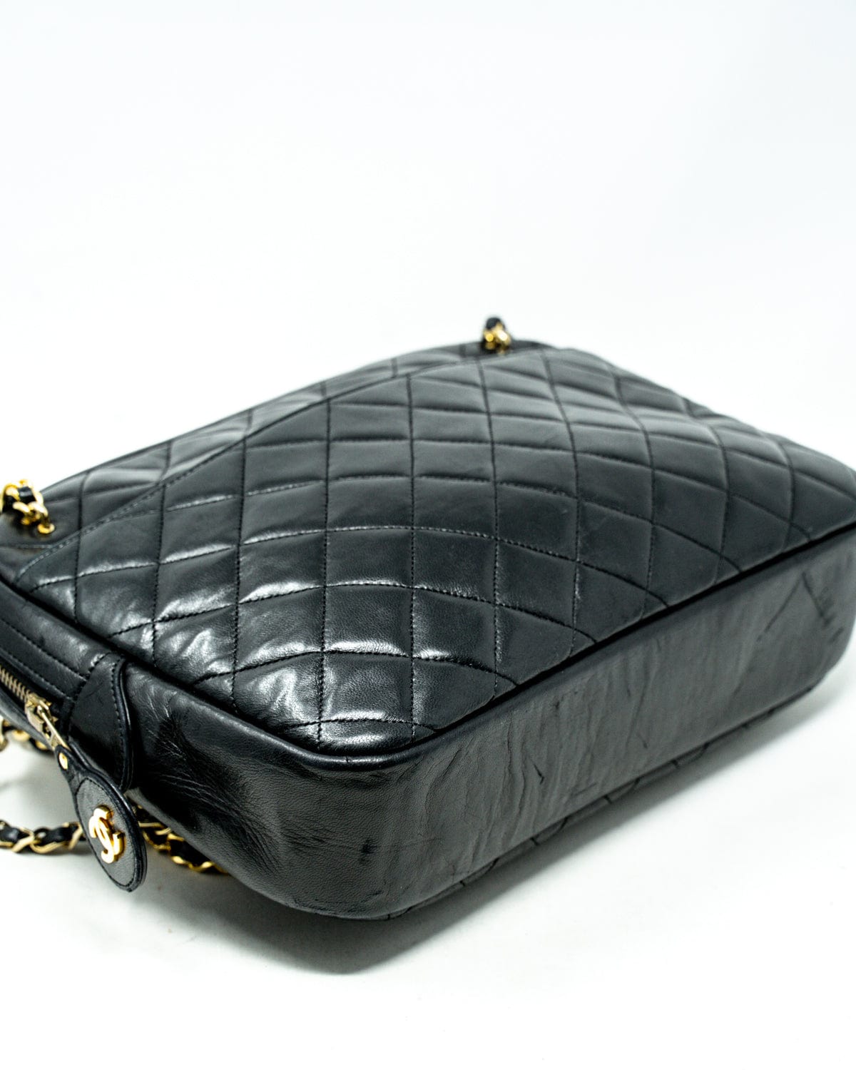 Chanel Chanel Black Leather Camera Bag - AGC1130