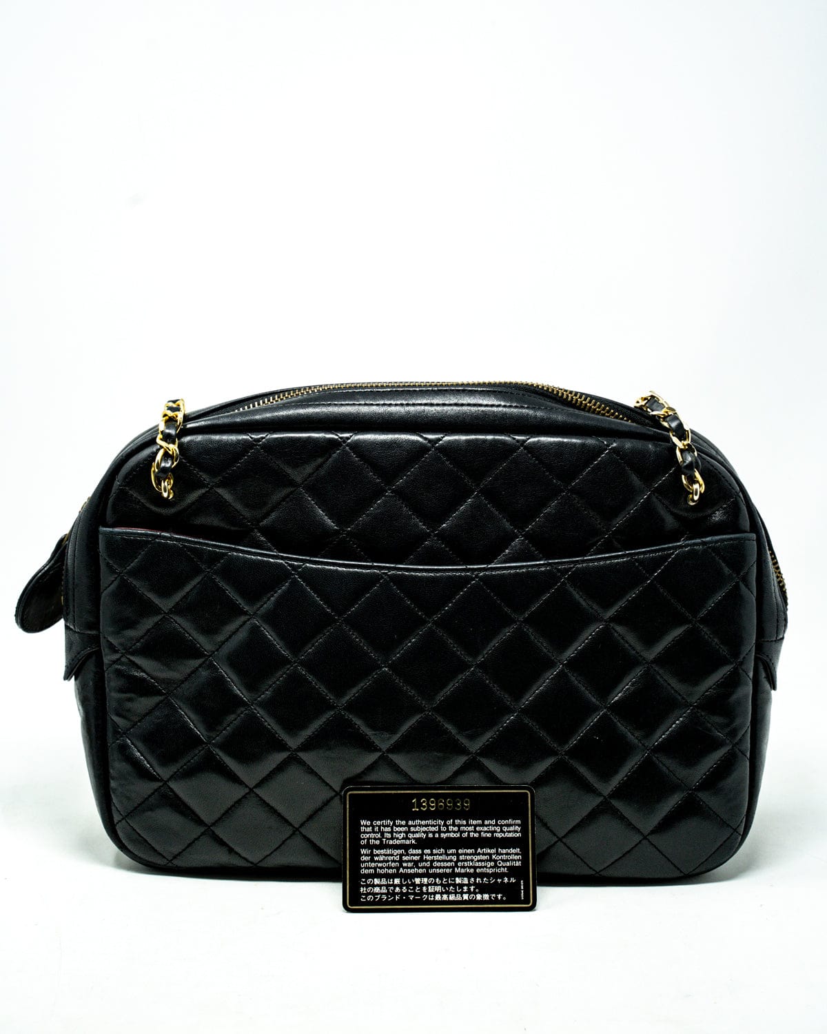 Chanel Chanel Black Leather Camera Bag - AGC1130